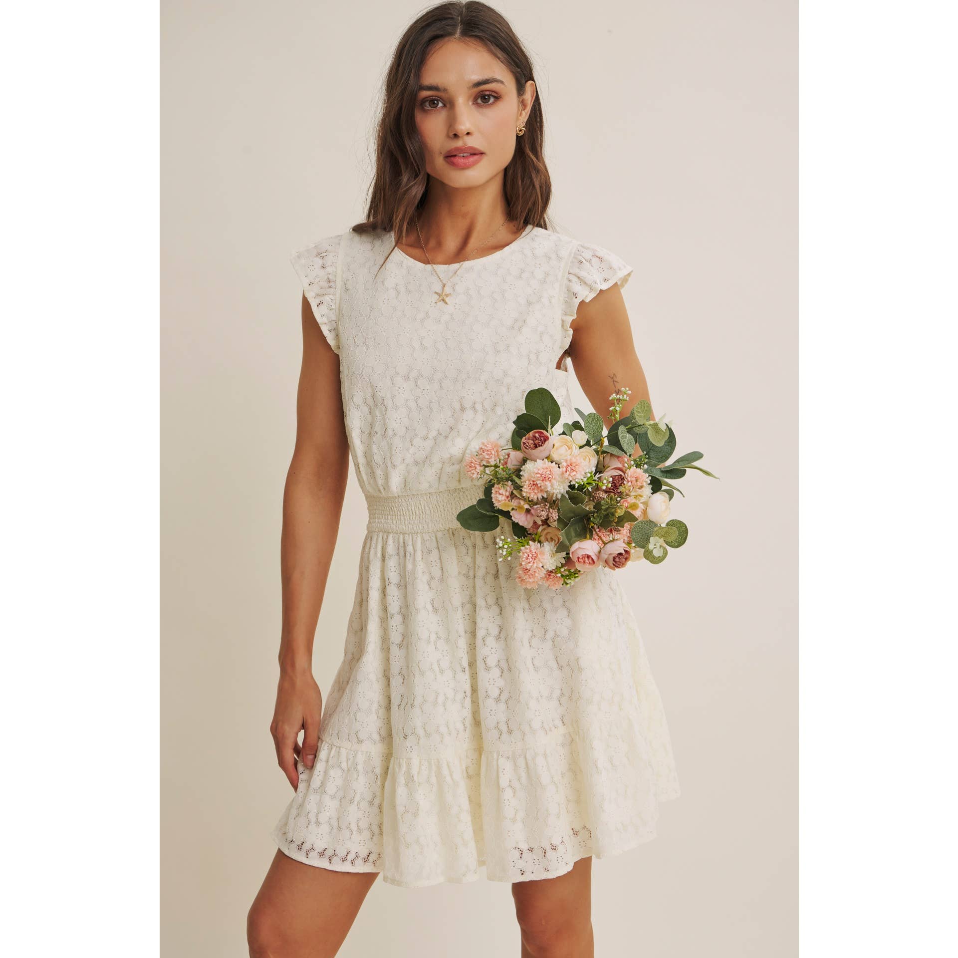 Kayley Lace Mini Dress