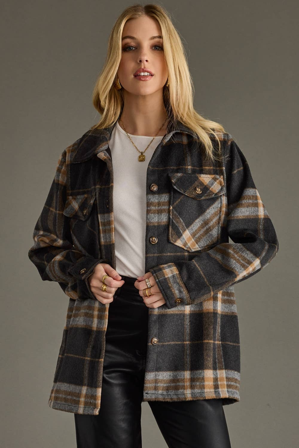 Emerson Plaid Shacket