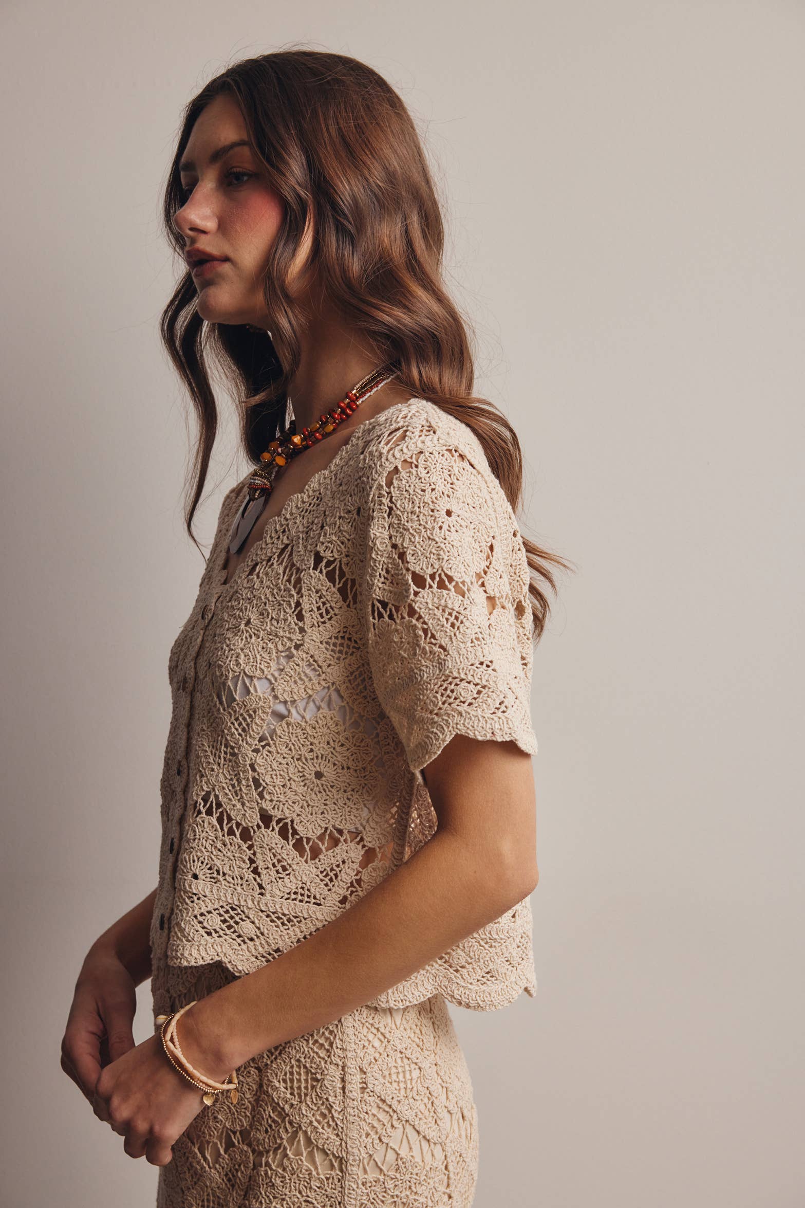 Aspen Crochet Lace Top
