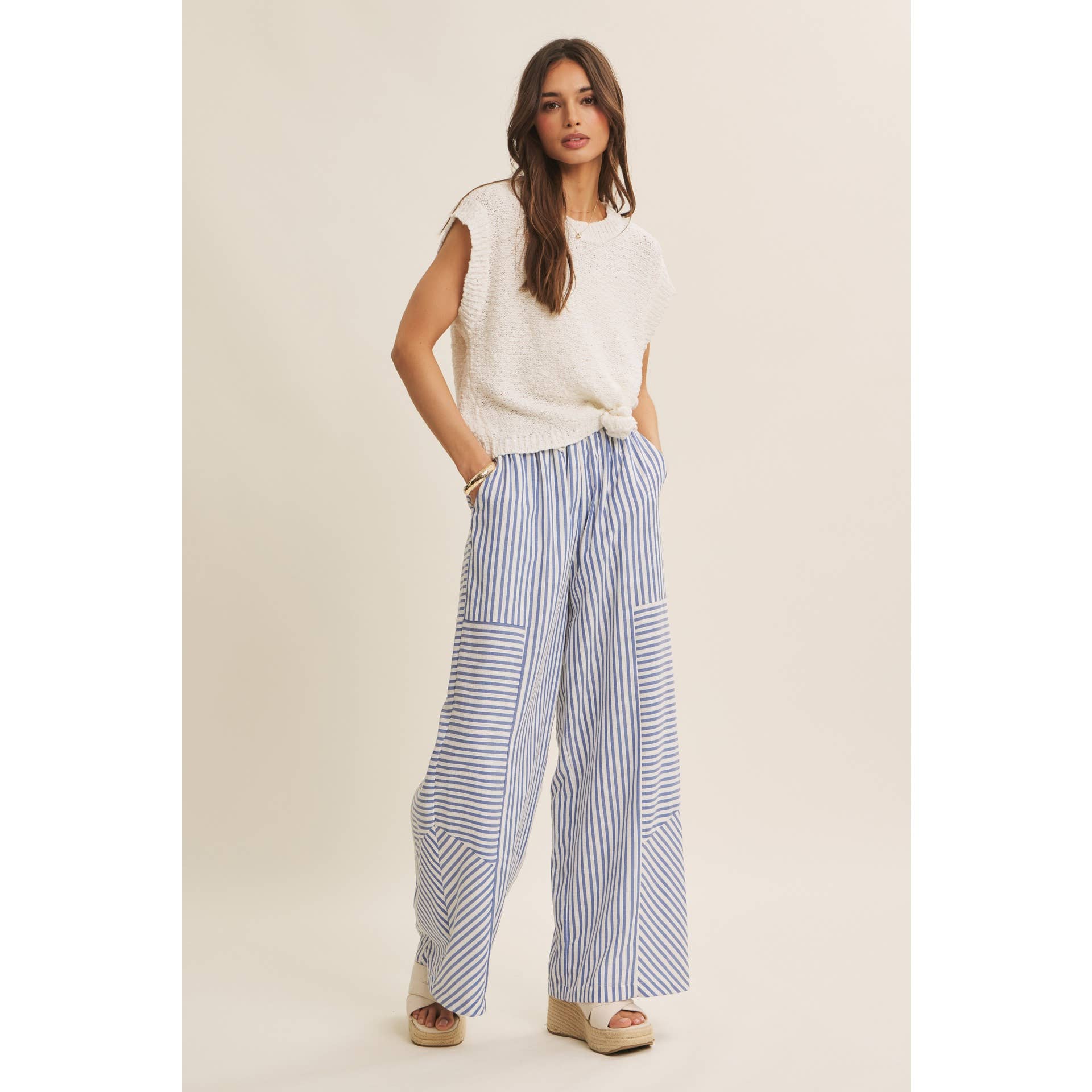 Laine Textured Sweater Tee