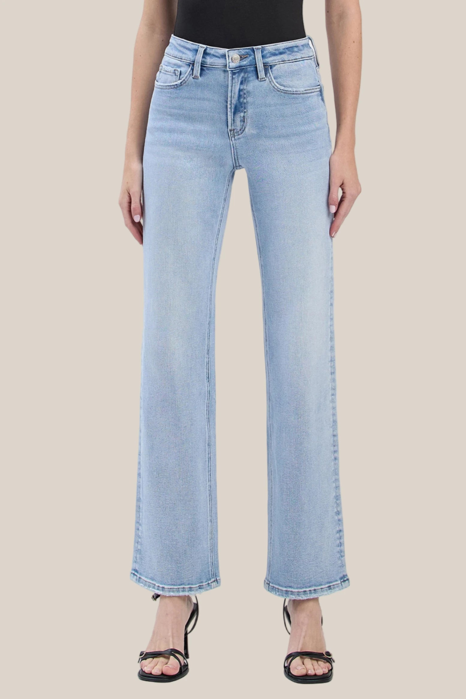 Julia High Rise Slim Wide Leg Jeans