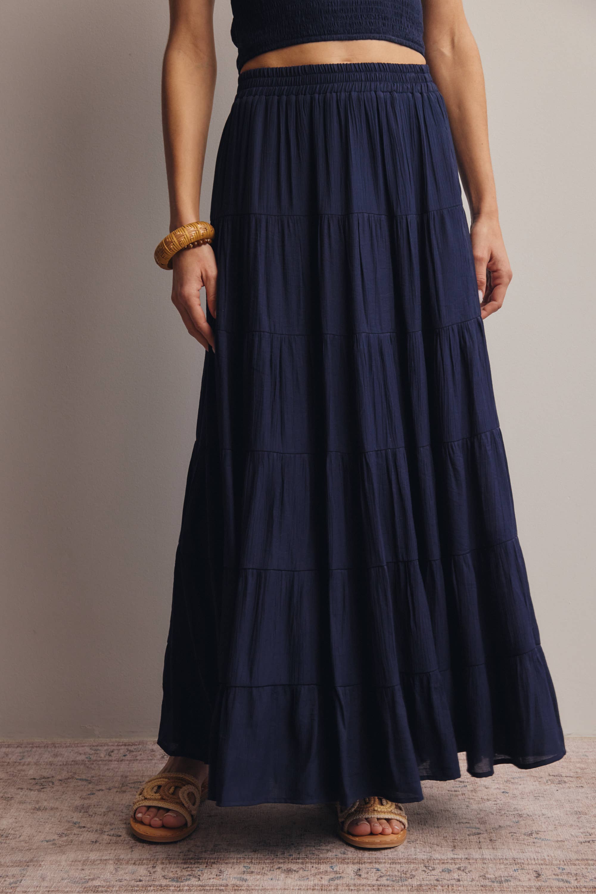 Vera Tiered Maxi Skirt