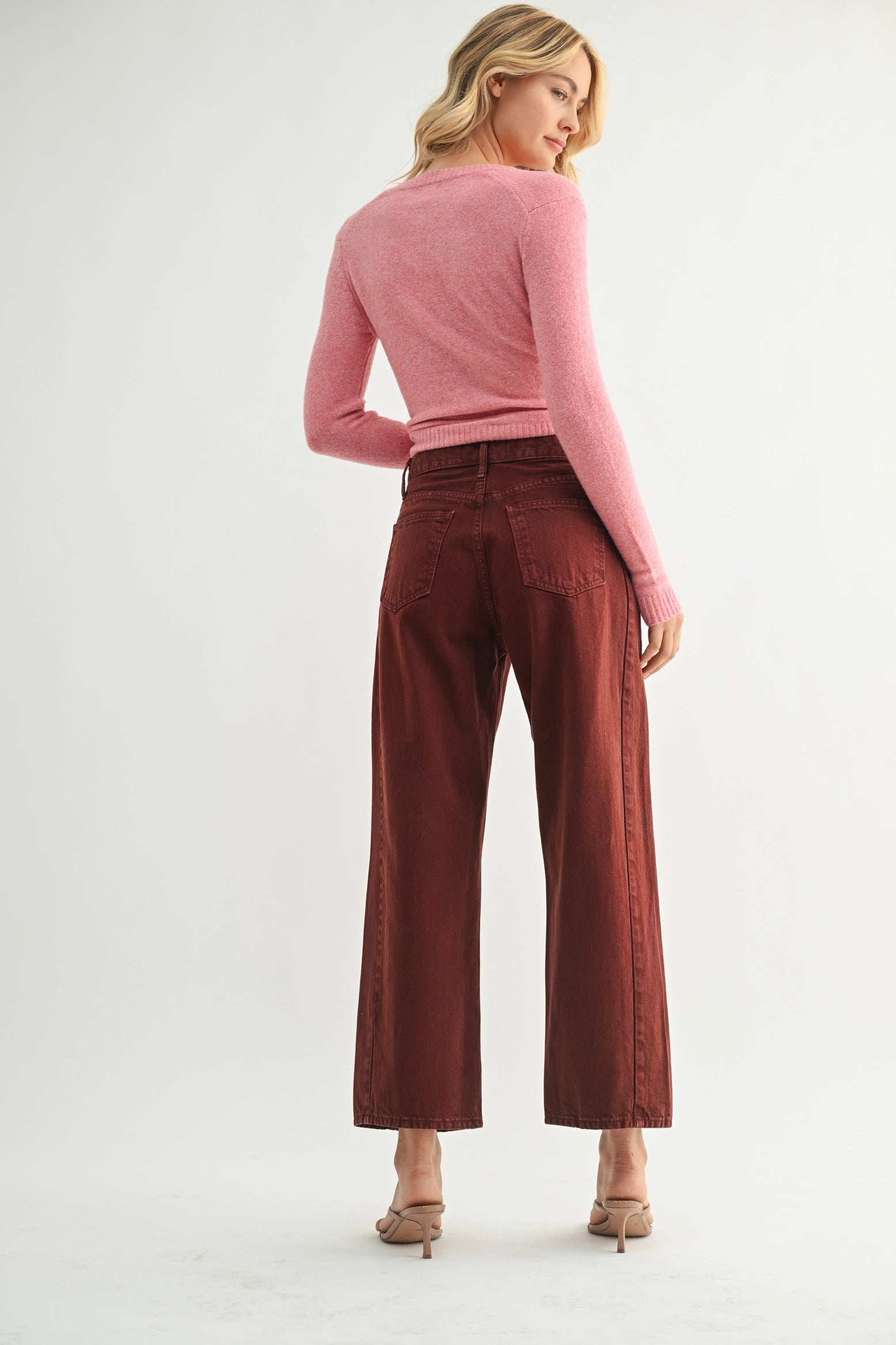 Calli Barrel Twist Jean in Cinnamon