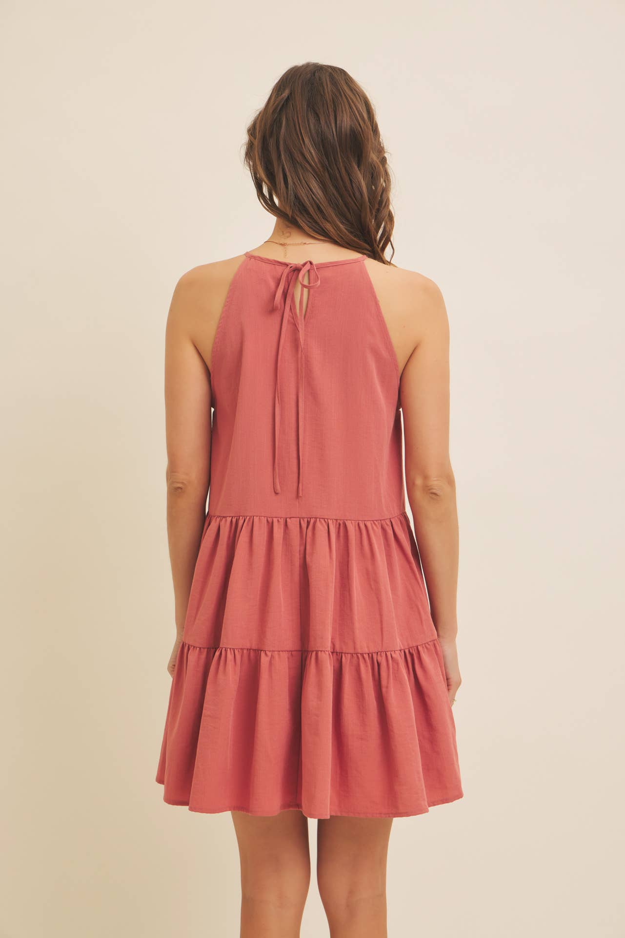 Lyla Lace Halter Mini Dress