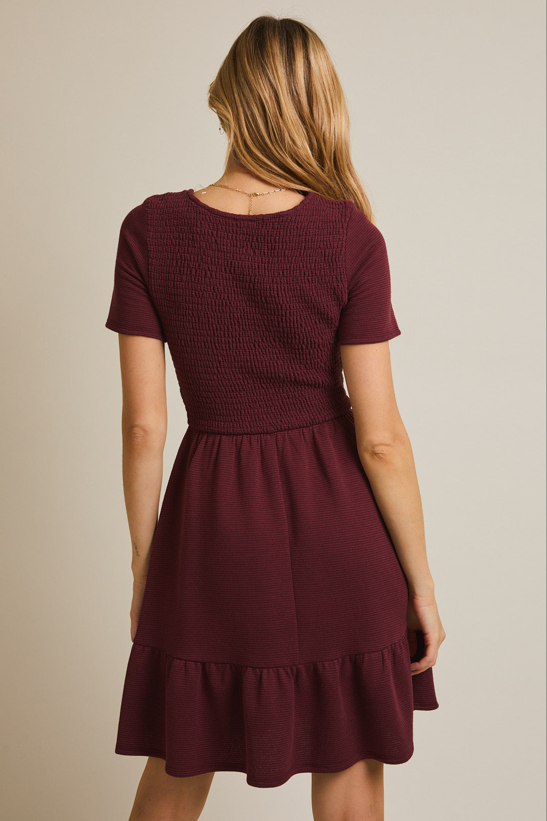 Kristen Smocked Top Mini Dress