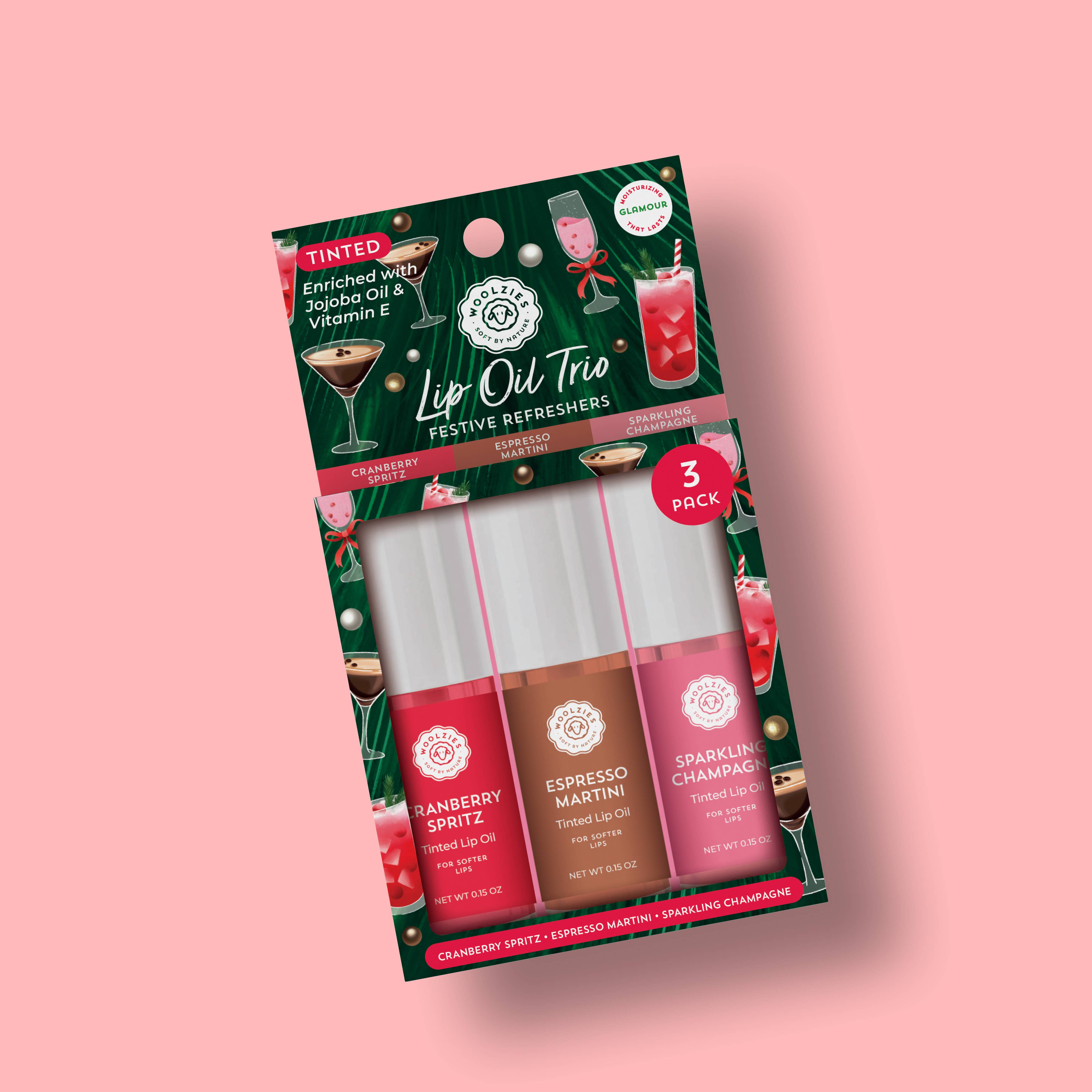 Tinted Lip Oil Trio – Festive Refreshers