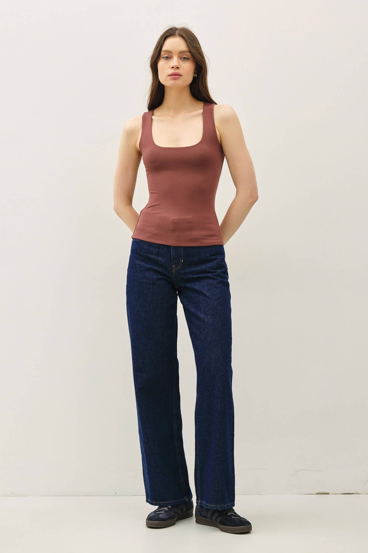 Presley Double Lined Square Neck Tank