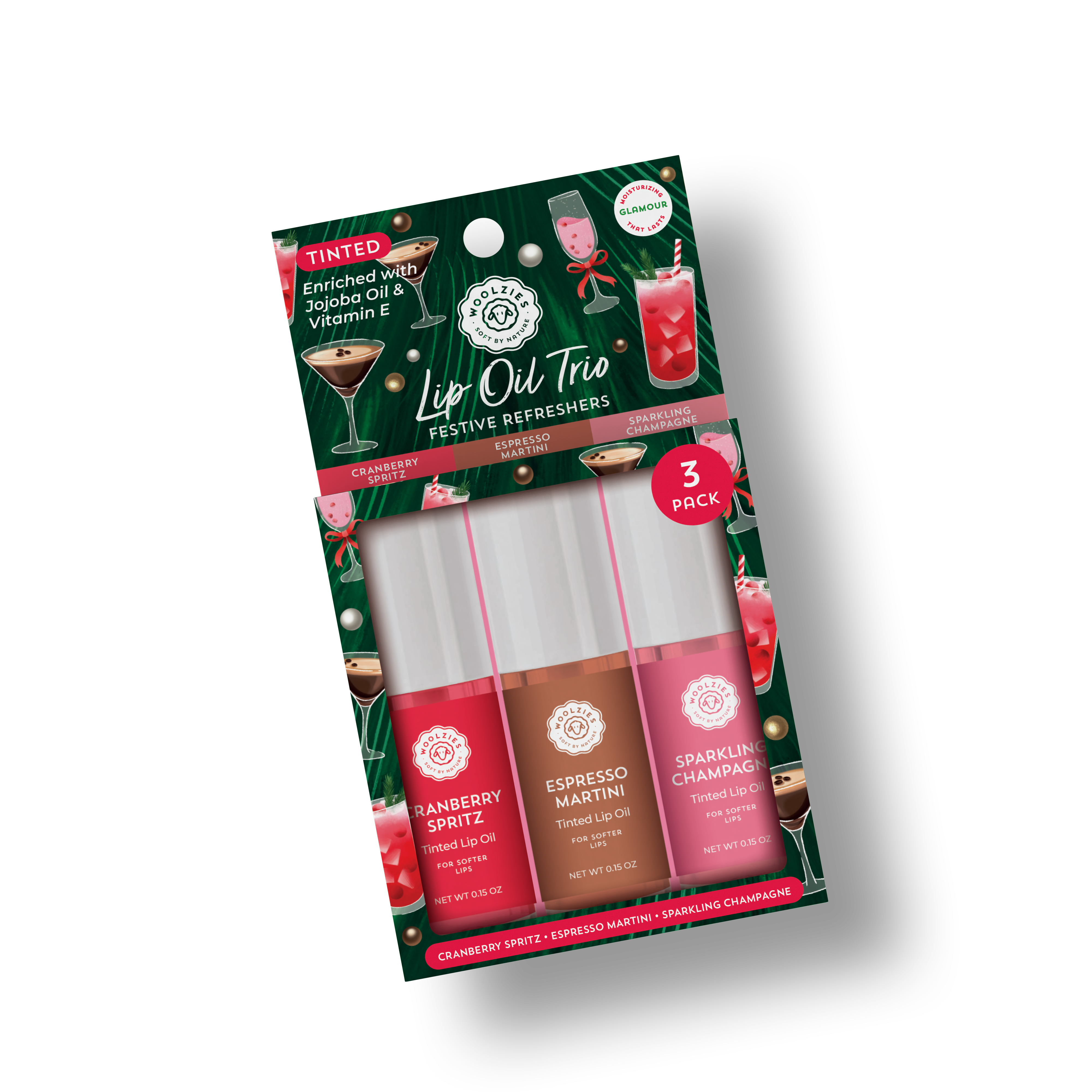 Tinted Lip Oil Trio – Festive Refreshers