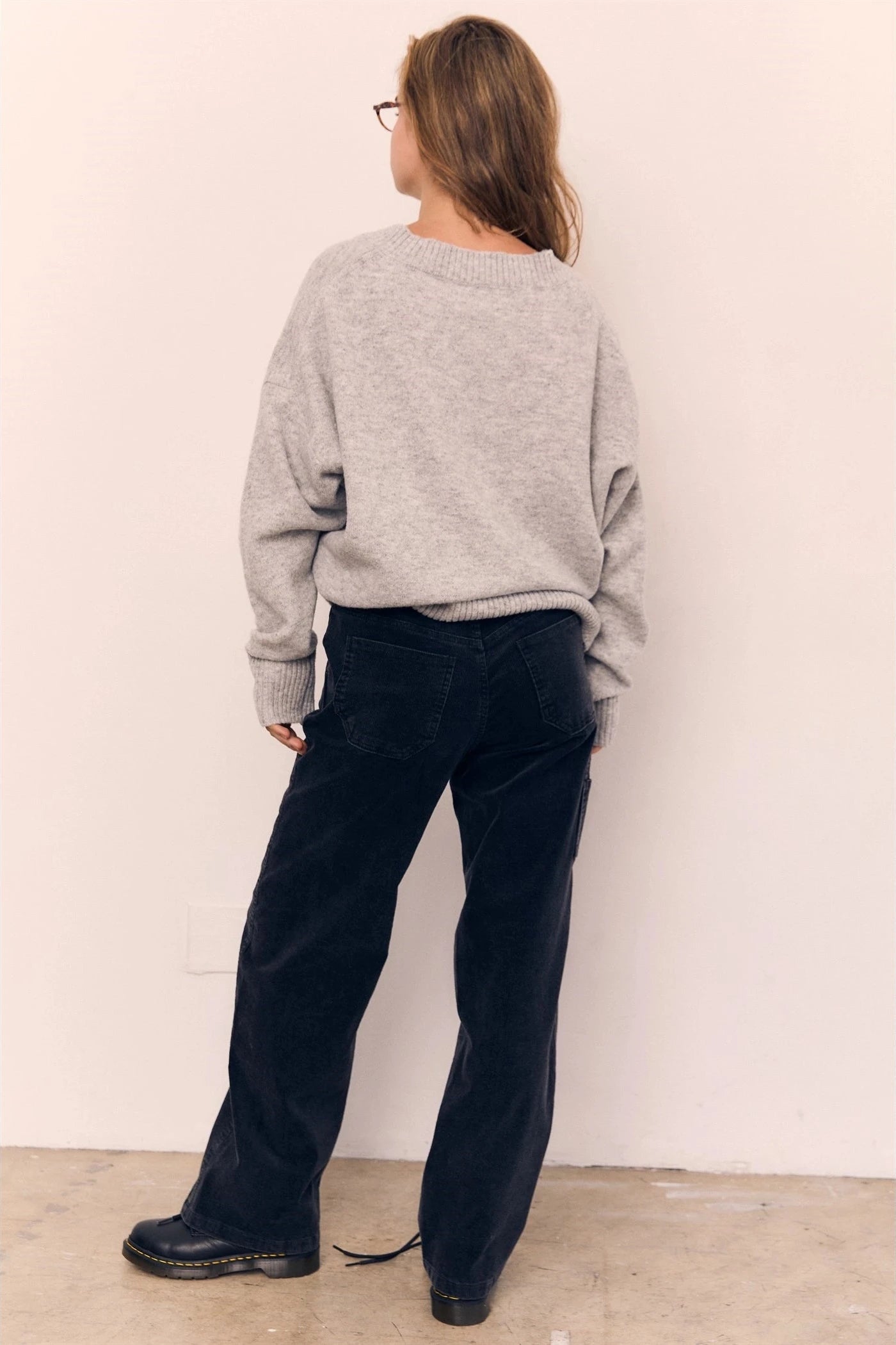 Betsy Oversized V Neck Sweater