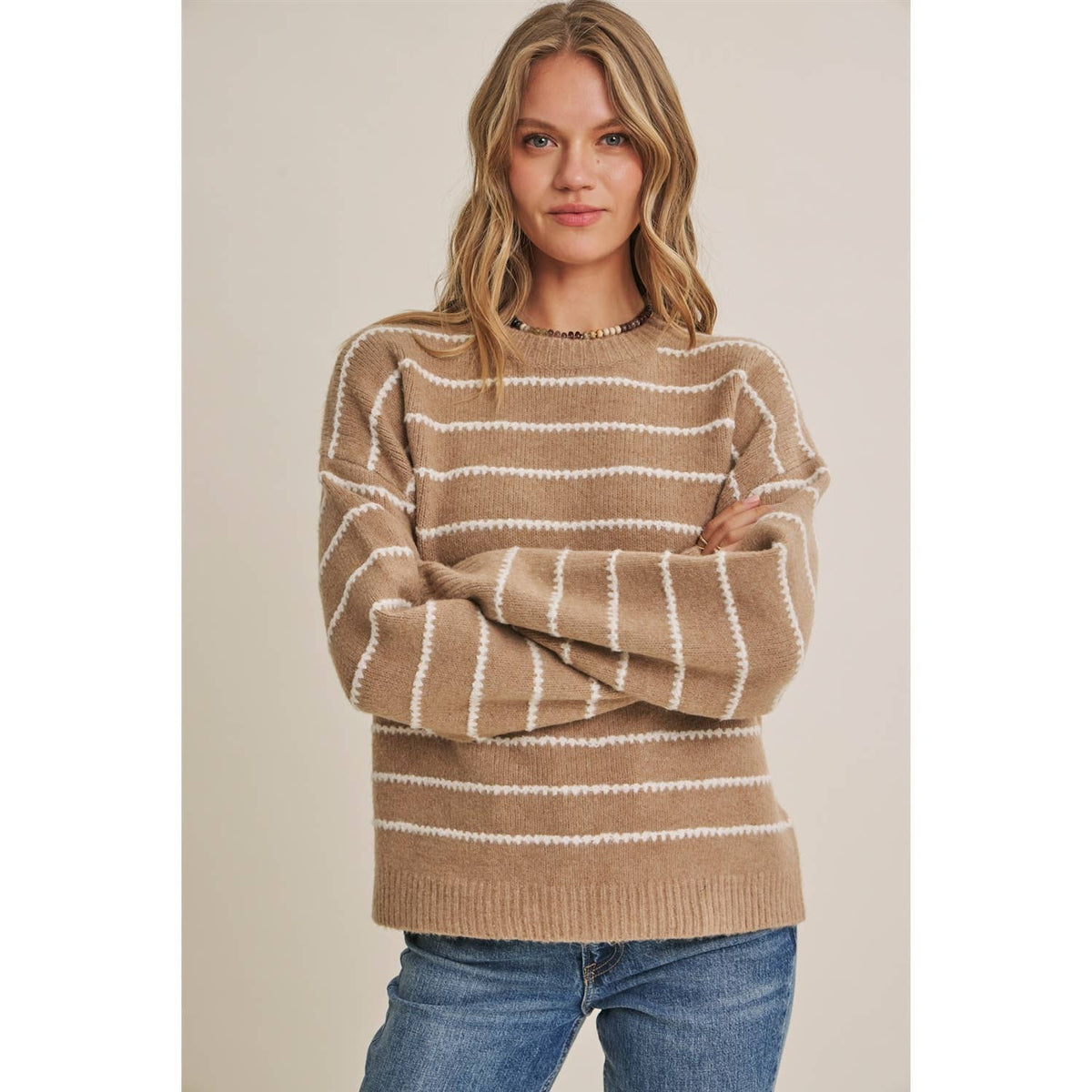 Blythe Contrast Stripe Sweater