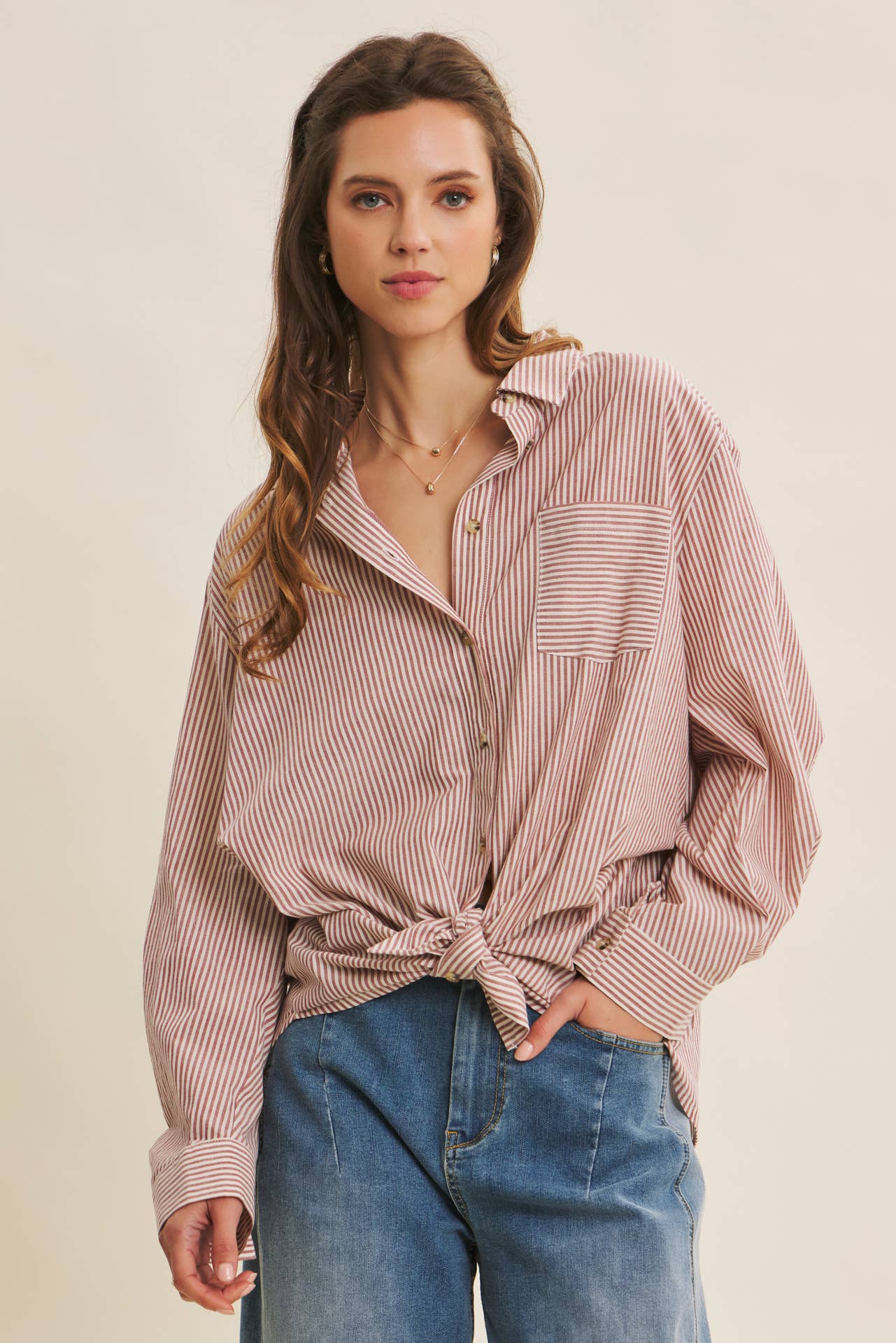 Saylor Striped Button Down Shirt