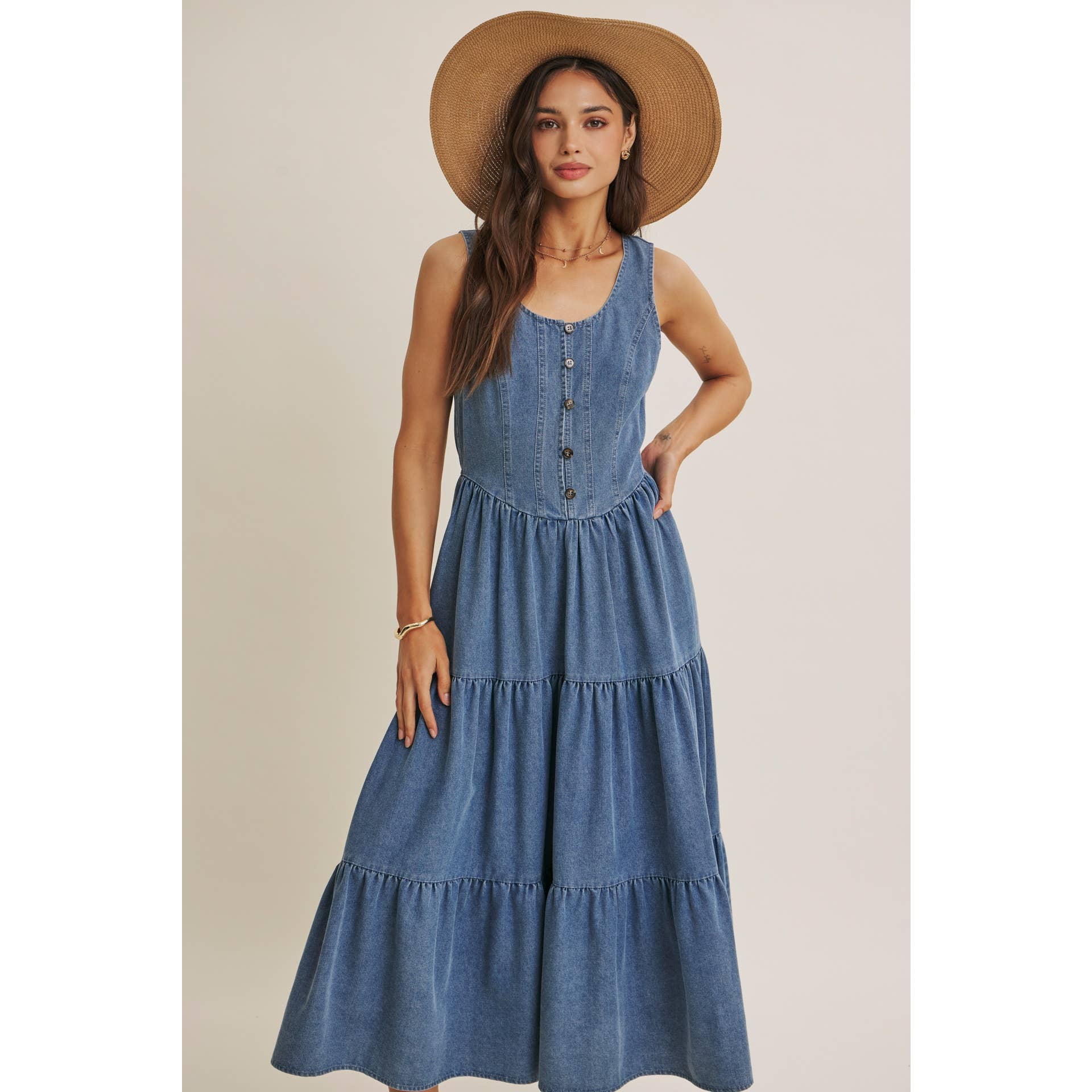Mabel Tiered Mini Dress