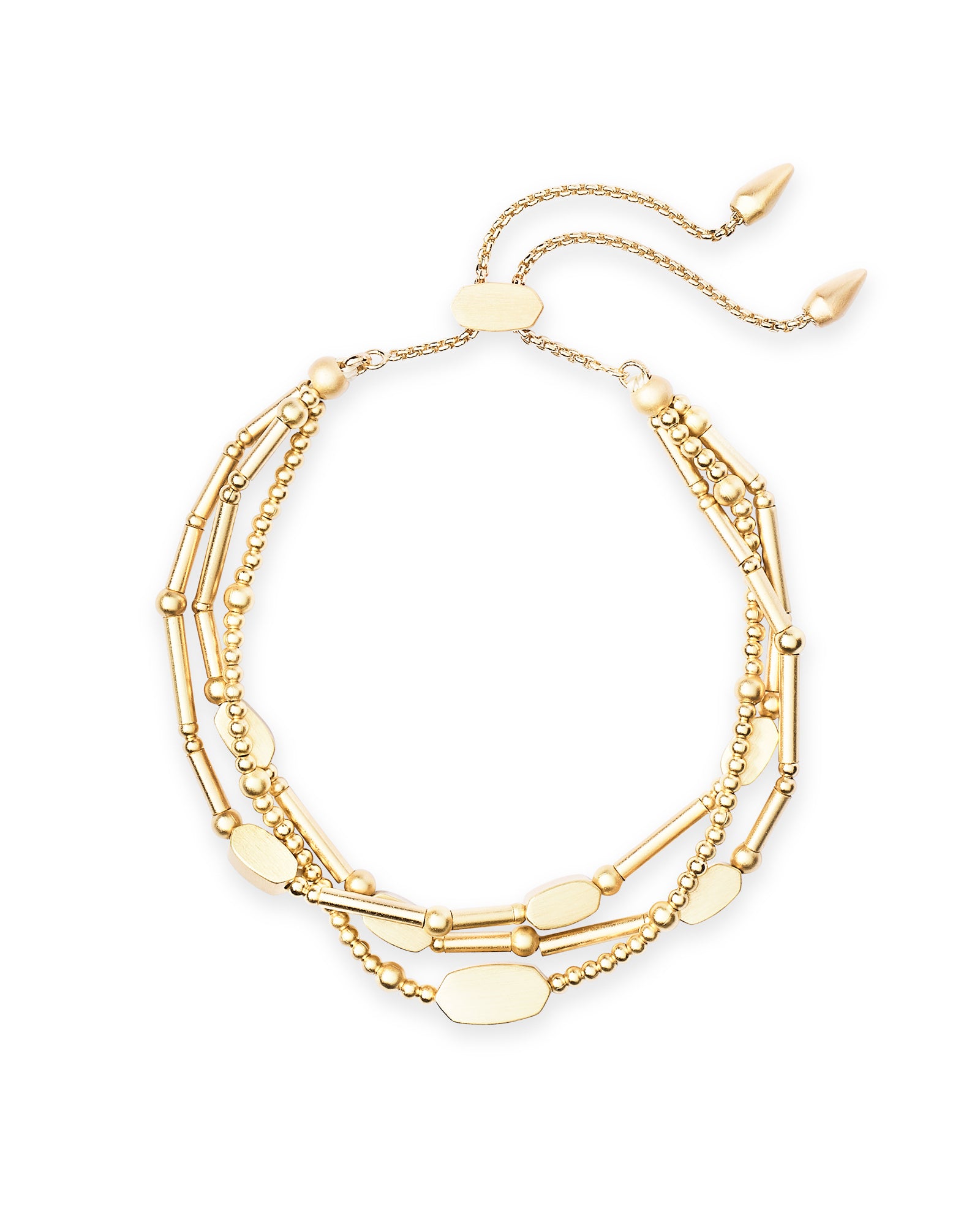 Chantal Brushed Gold Bracelet