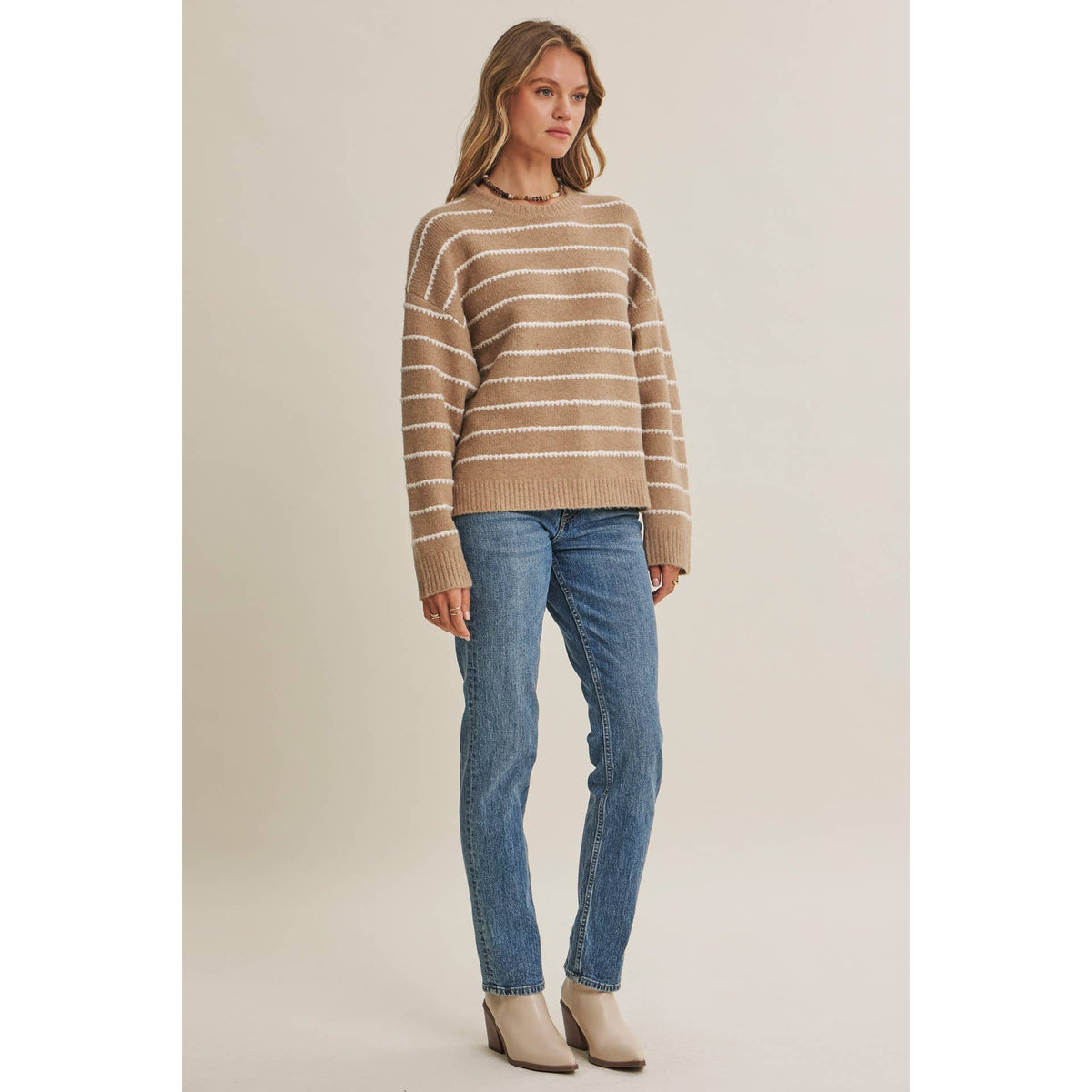 Blythe Contrast Stripe Sweater