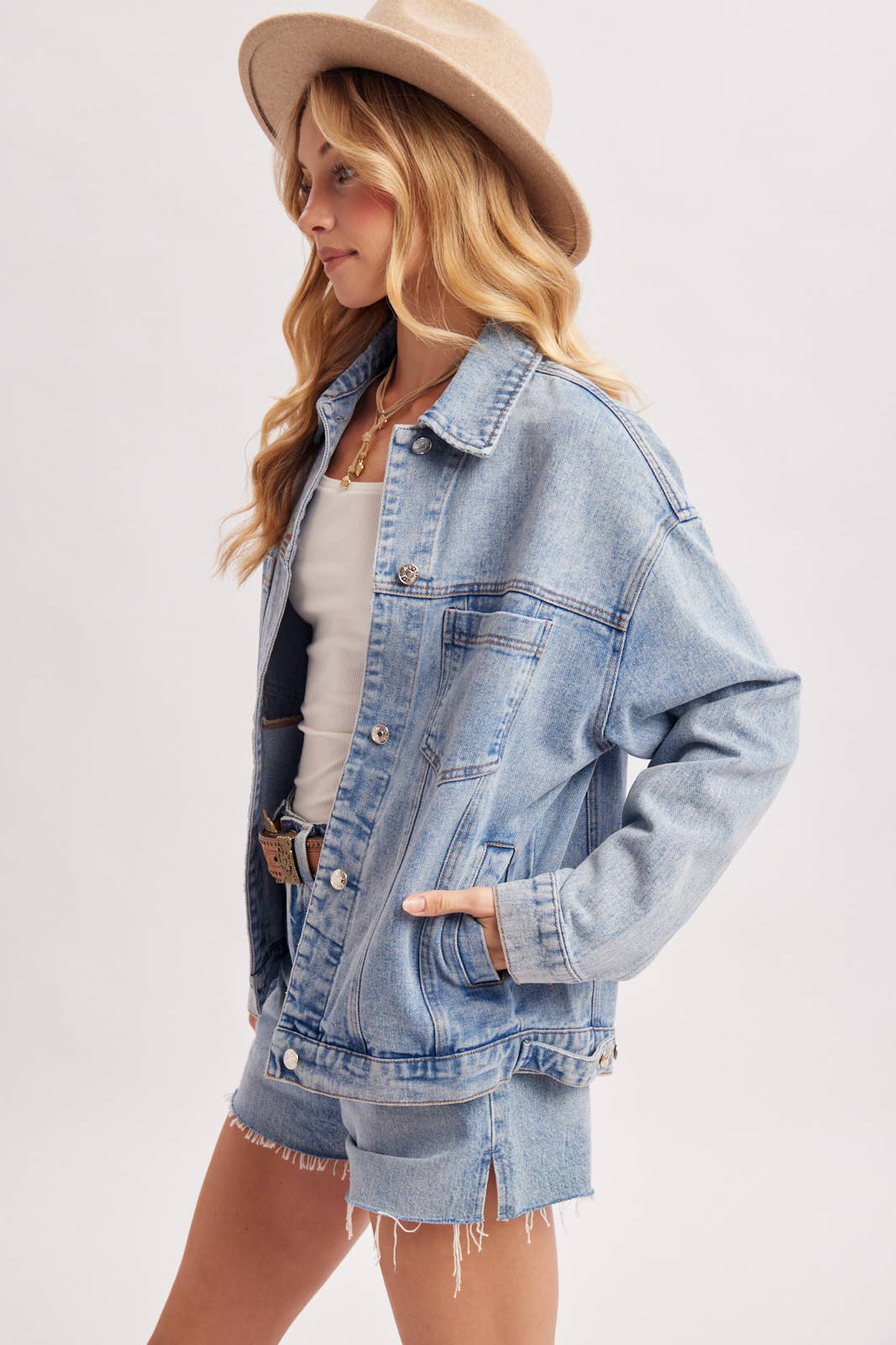 Roxie Oversized Denim Jacket