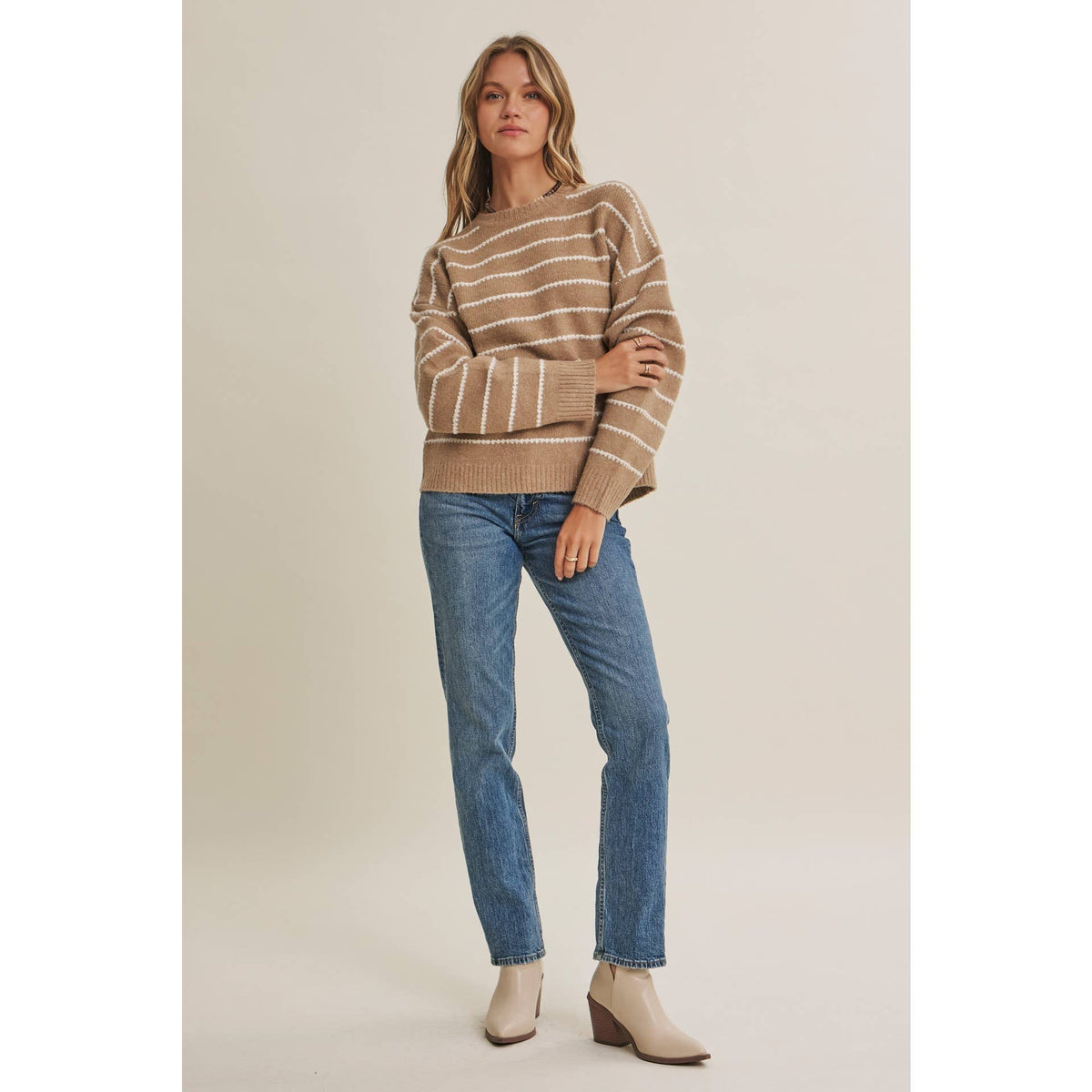 Blythe Contrast Stripe Sweater
