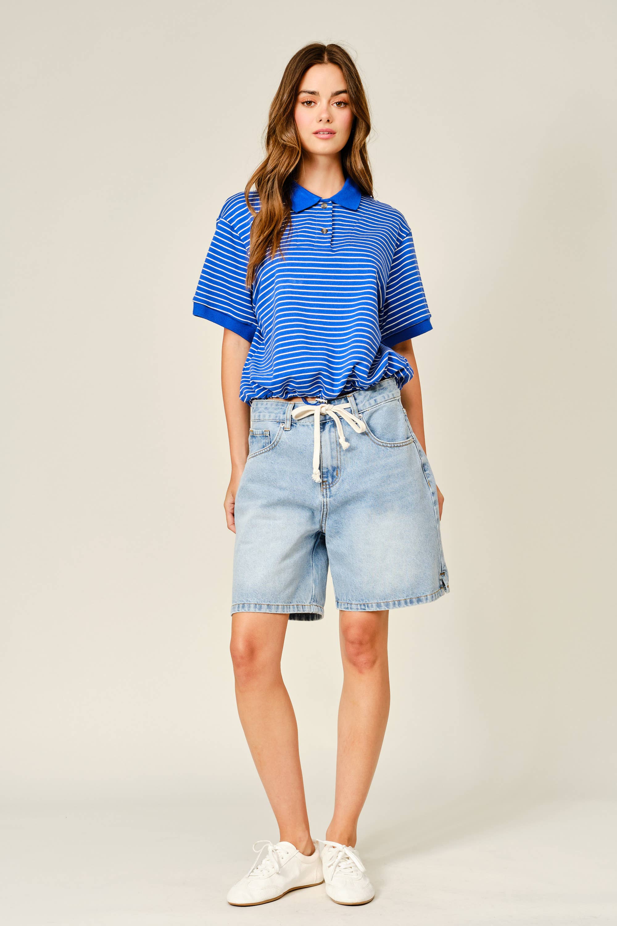 Dana Bermuda Drawstring Shorts