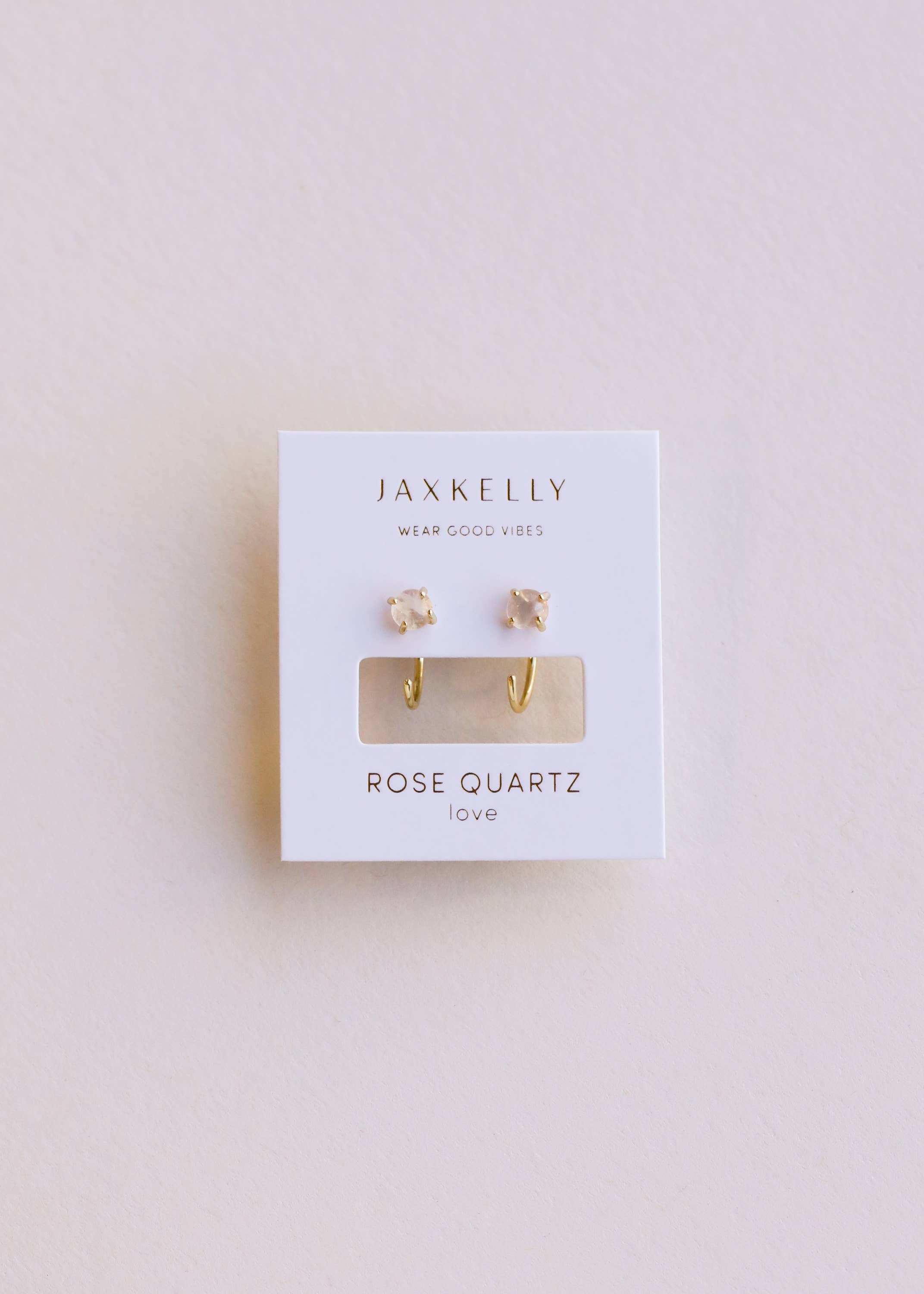 Gemstone Huggie Earrings