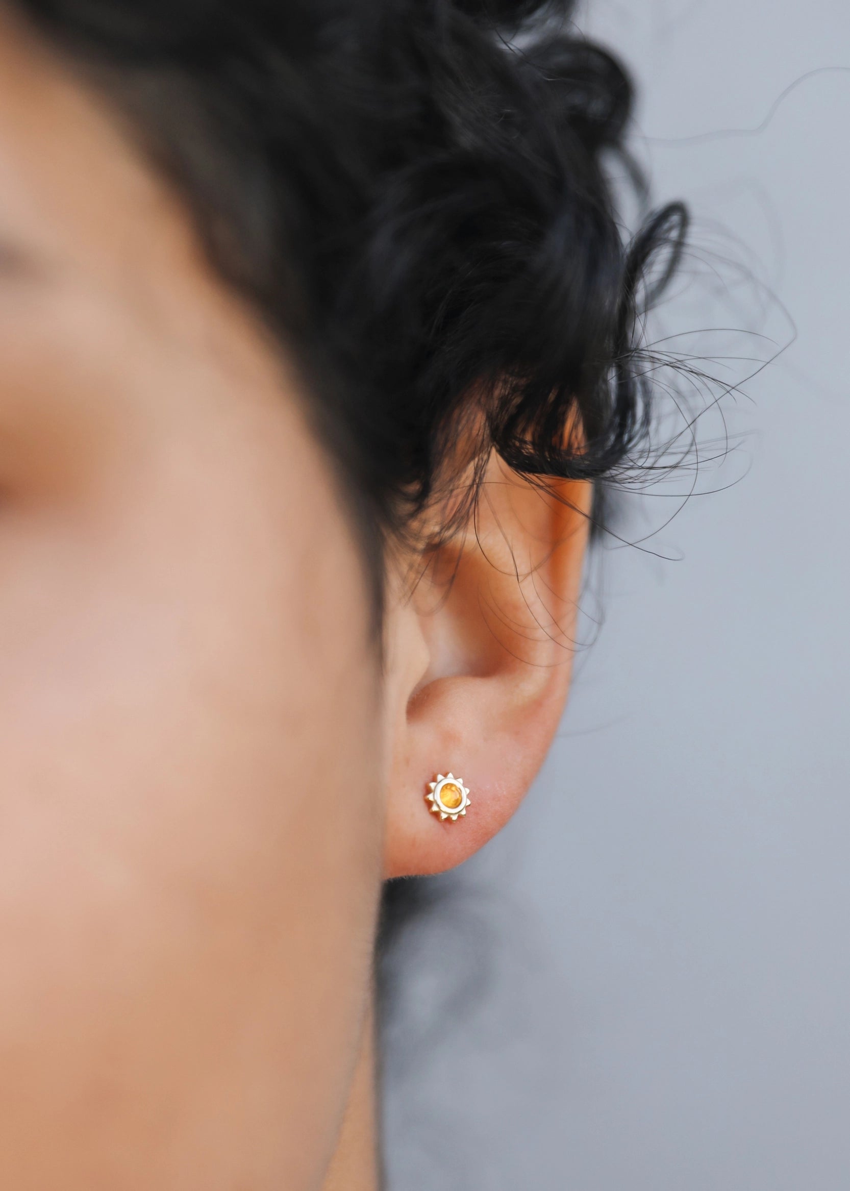 Sun Stud Earrings