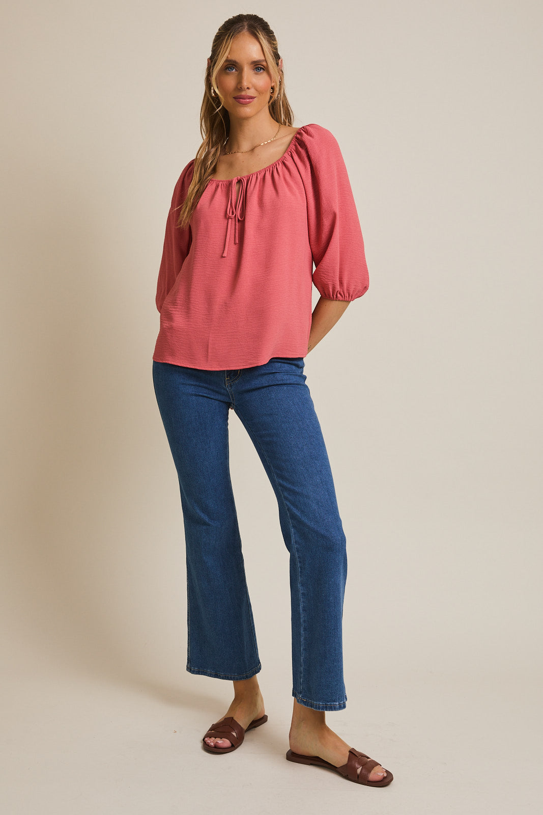 Jessie Front Tie Top