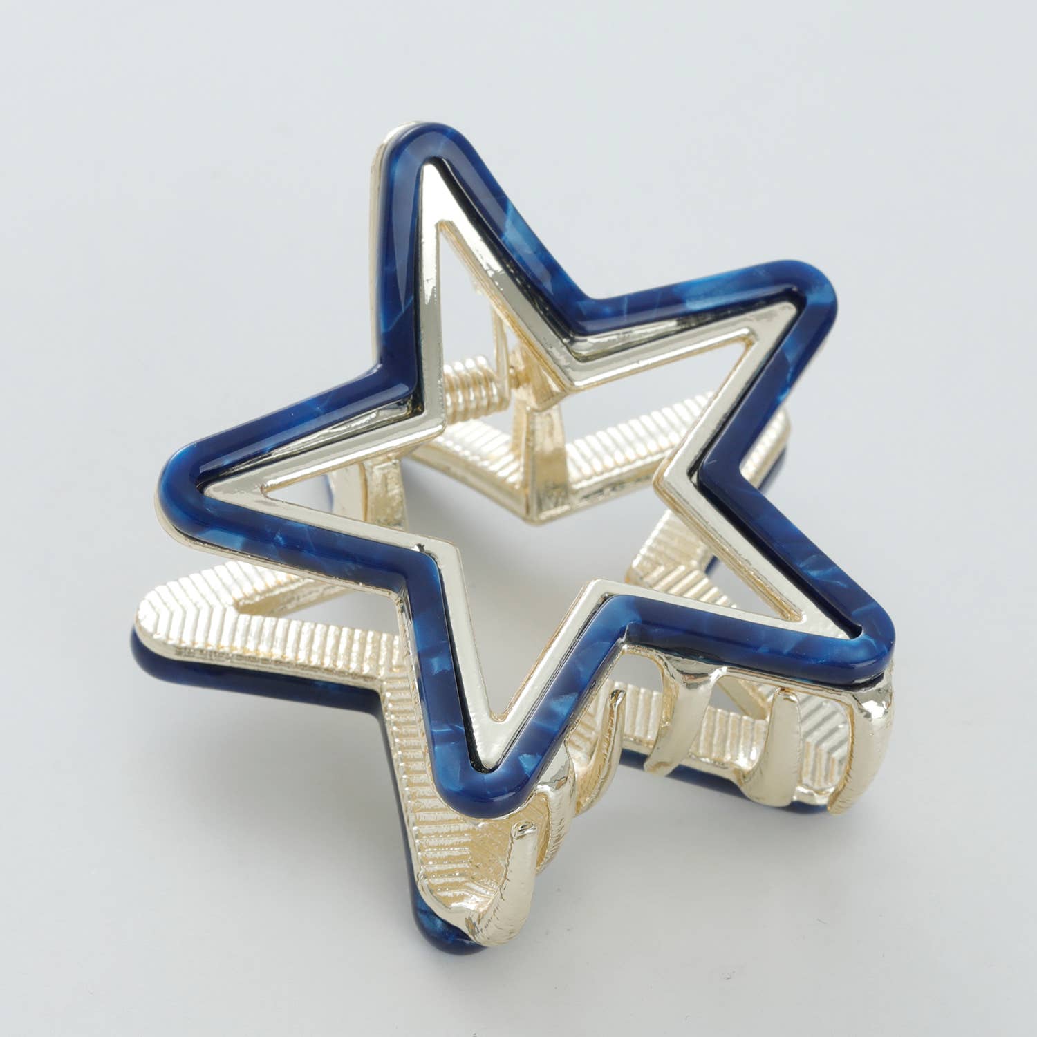 Americana Star Small Metal Claw Clip