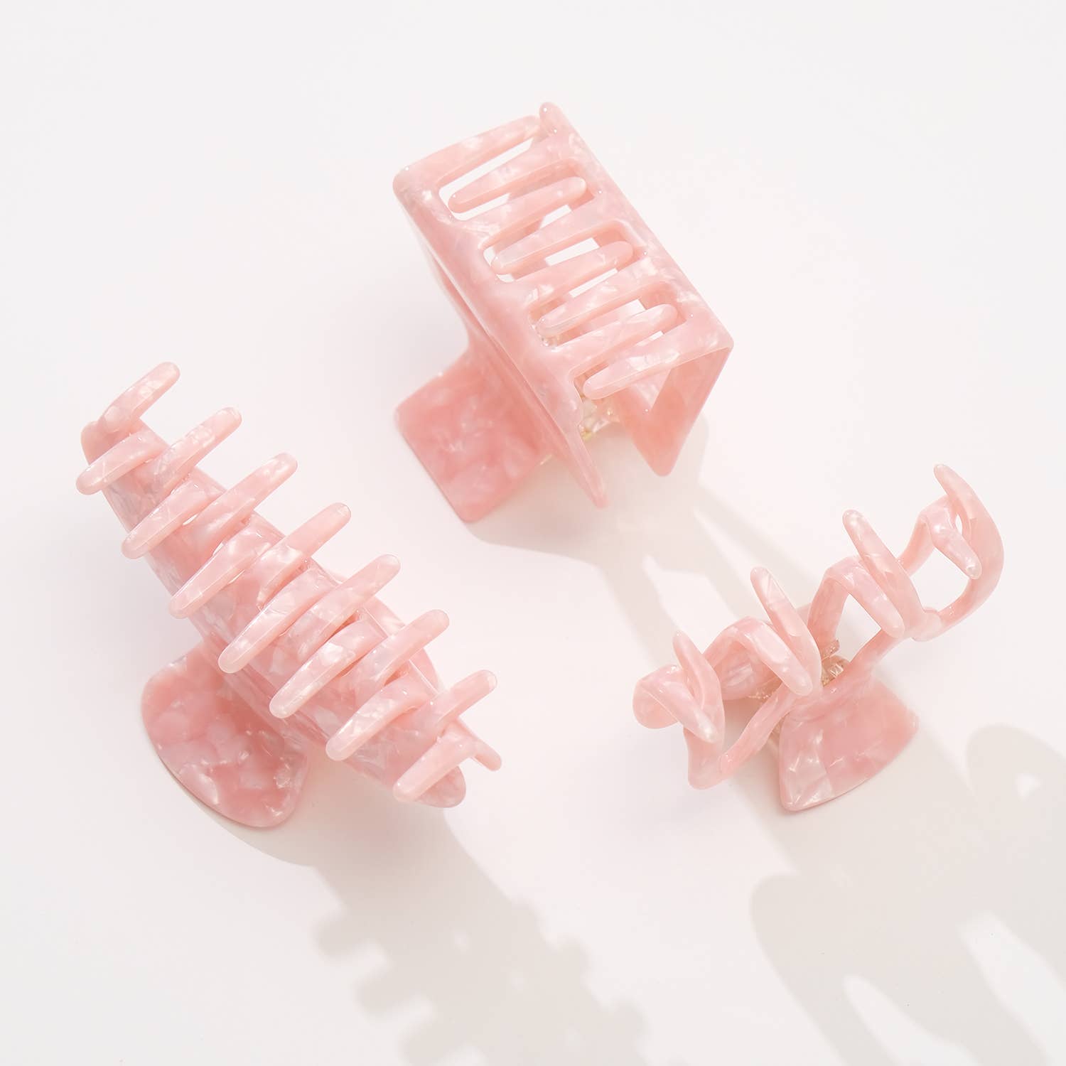 Saltwater Pink Assorted Small/Medium Claw Clips
