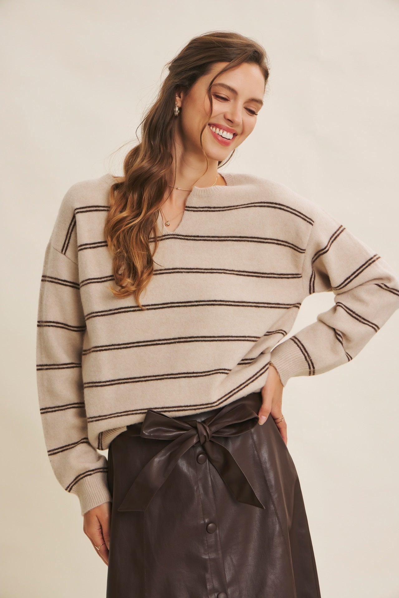 Marie Striped Sweater