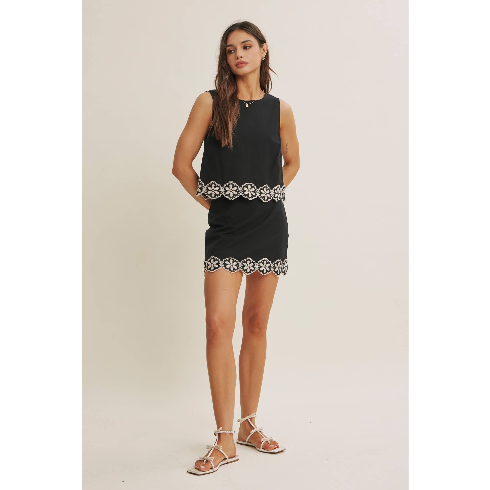Zinnia Crochet Lace Tank