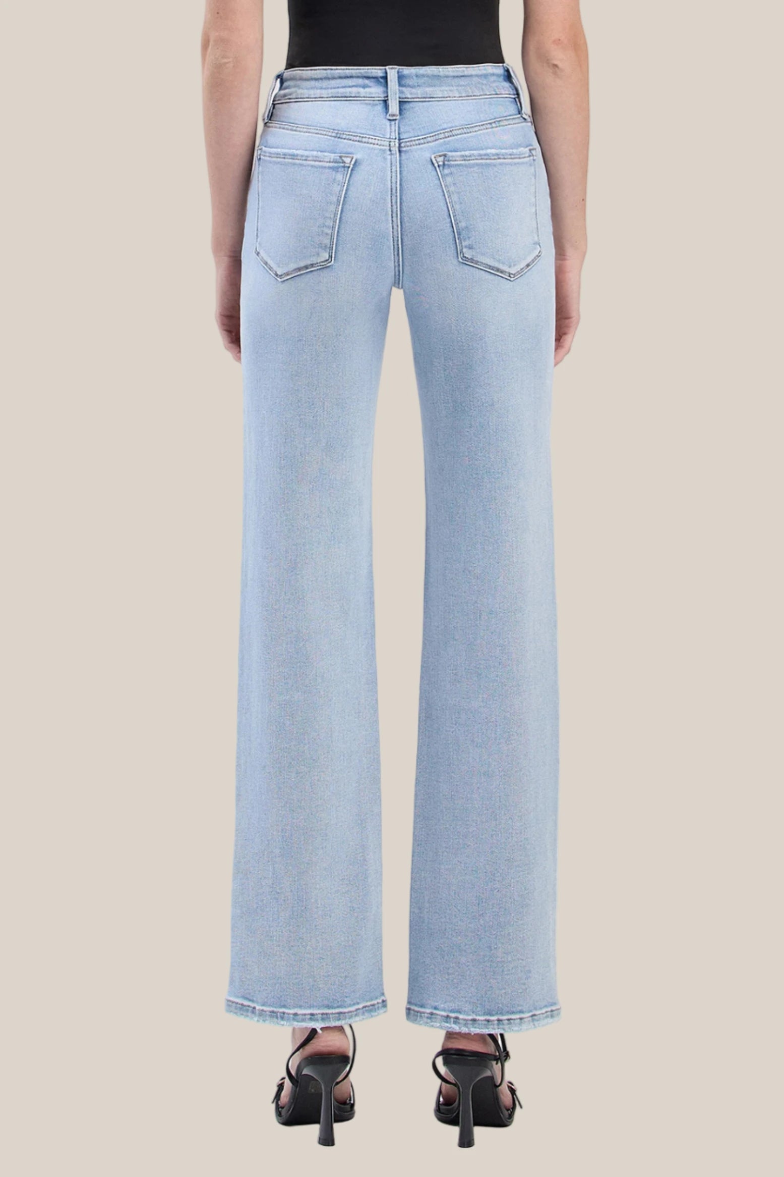Julia High Rise Slim Wide Leg Jeans