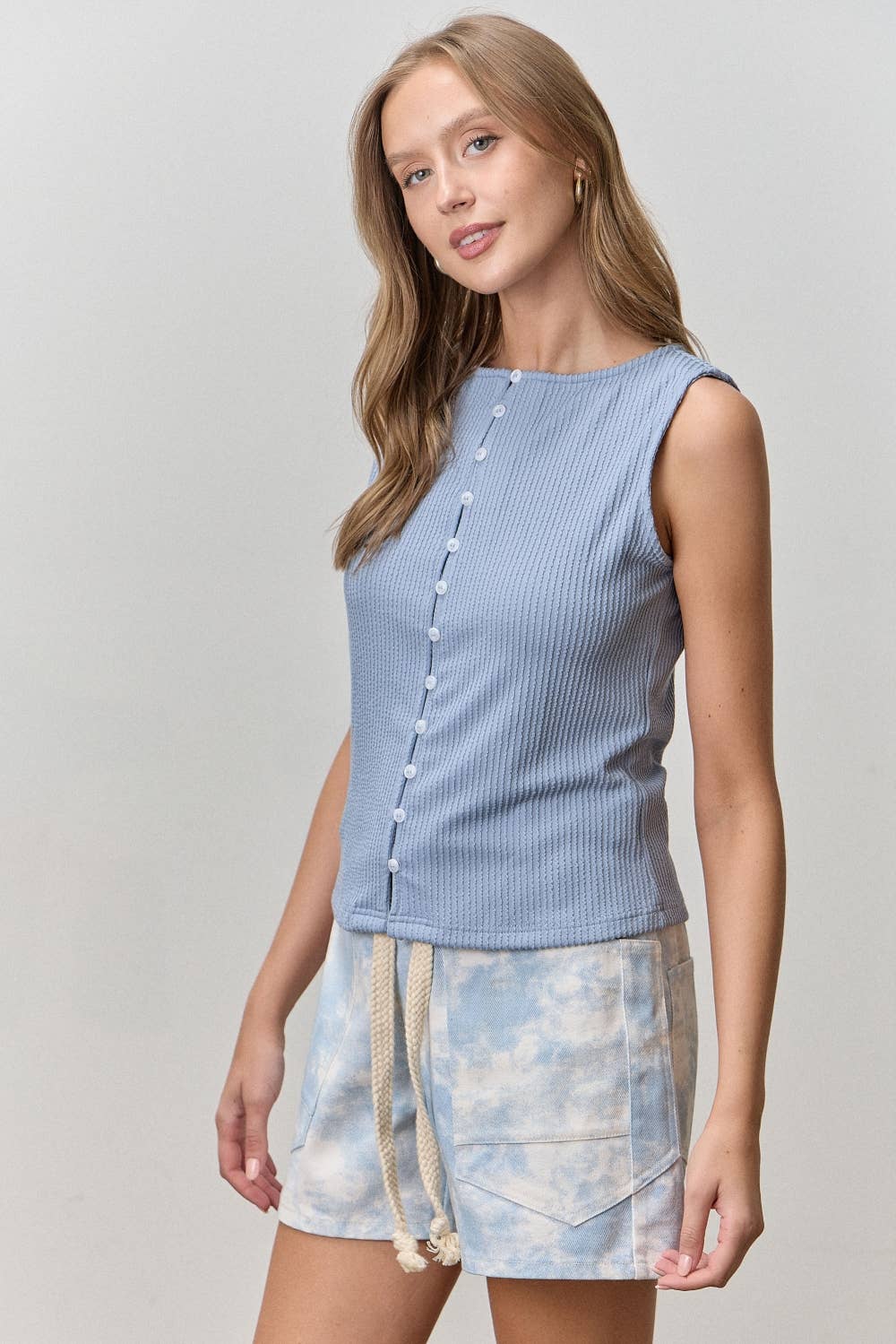 Ramona Button Up Tank