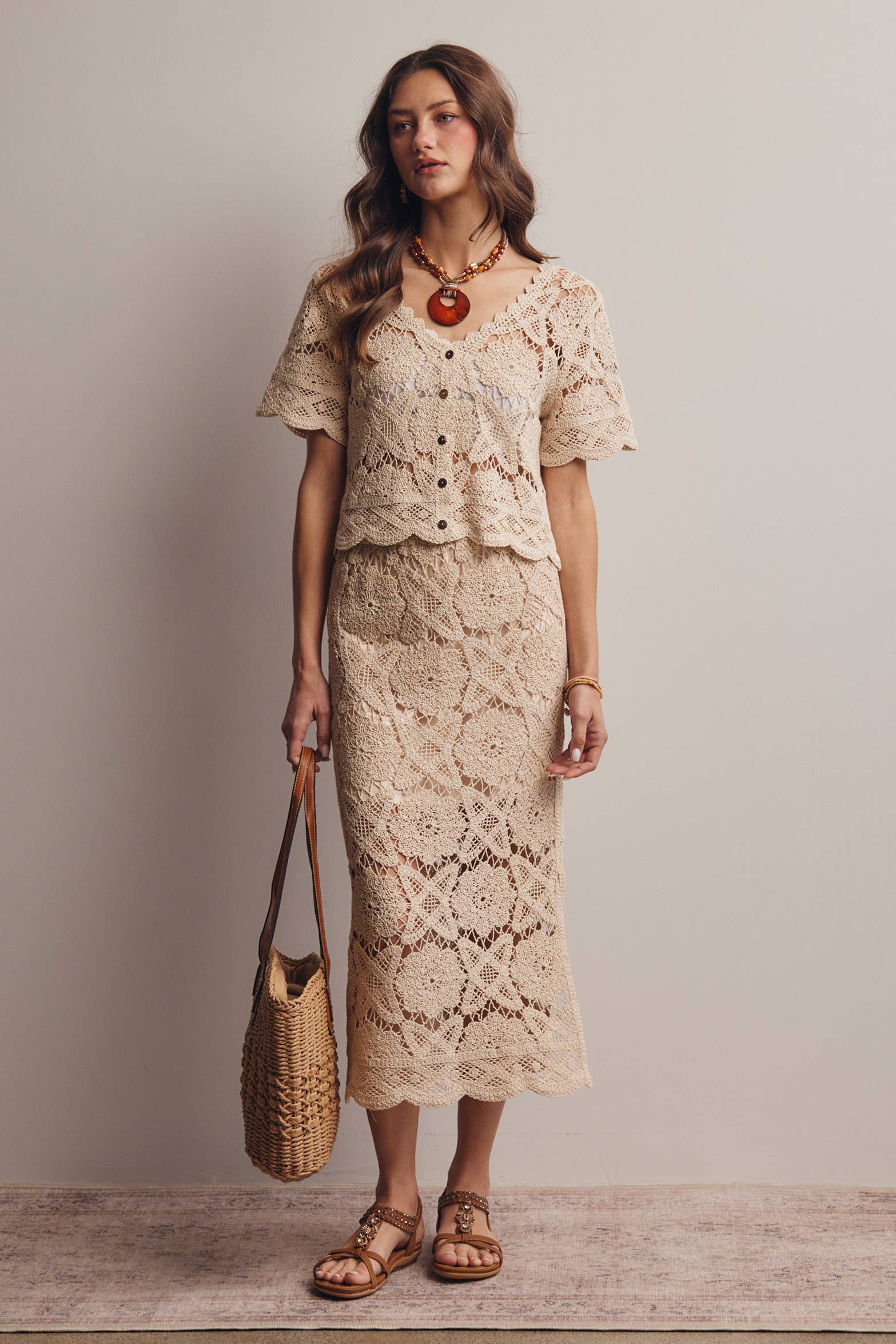 Aspen Crochet Lace Top