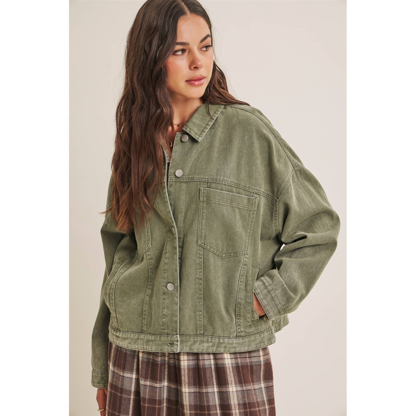 Sierra Oversized Twill Jacket