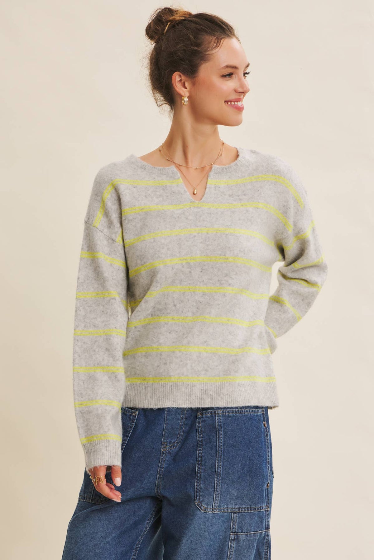 Lane Oversized Striped Sweater