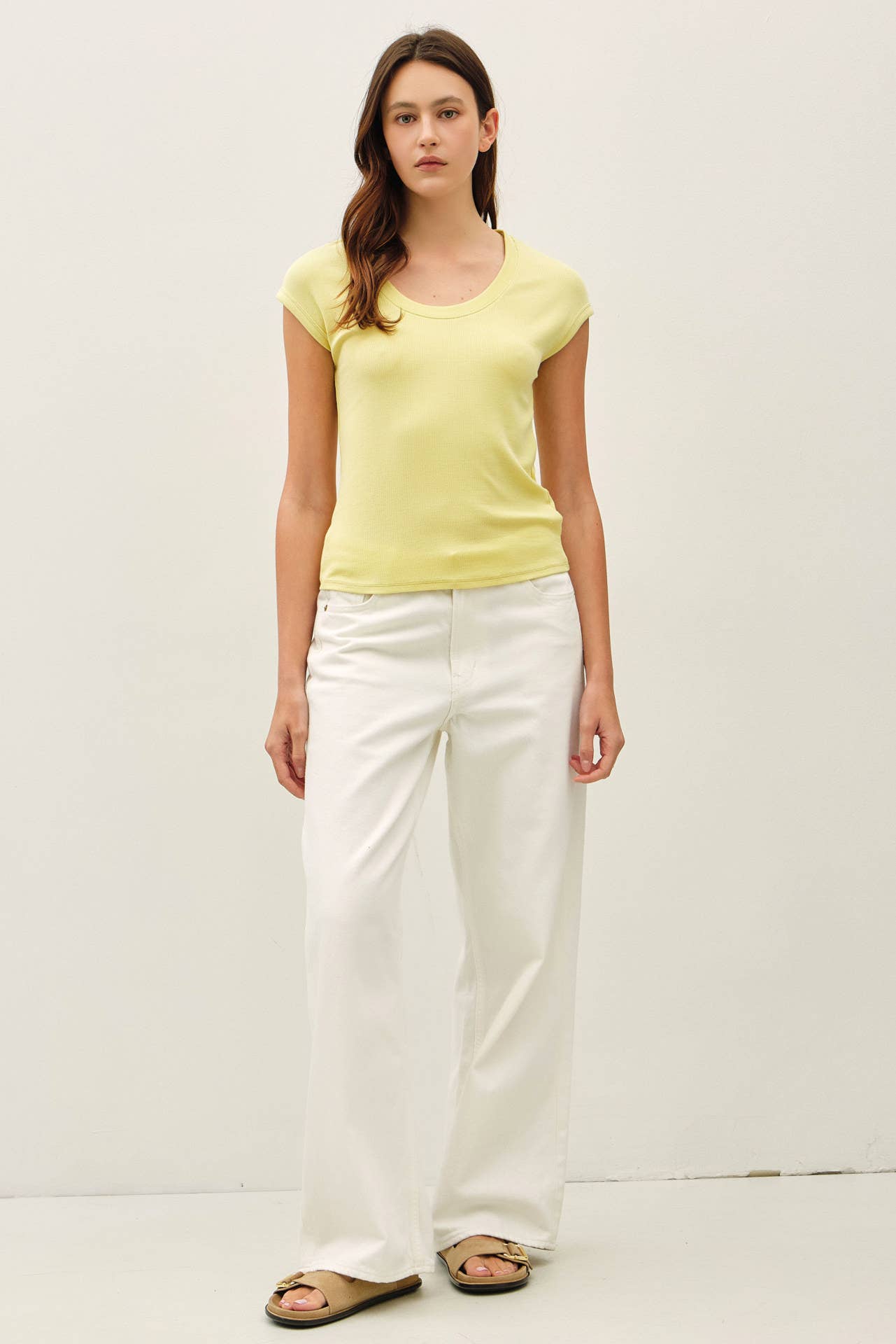 Daisy Cap Sleeve Modal Tee