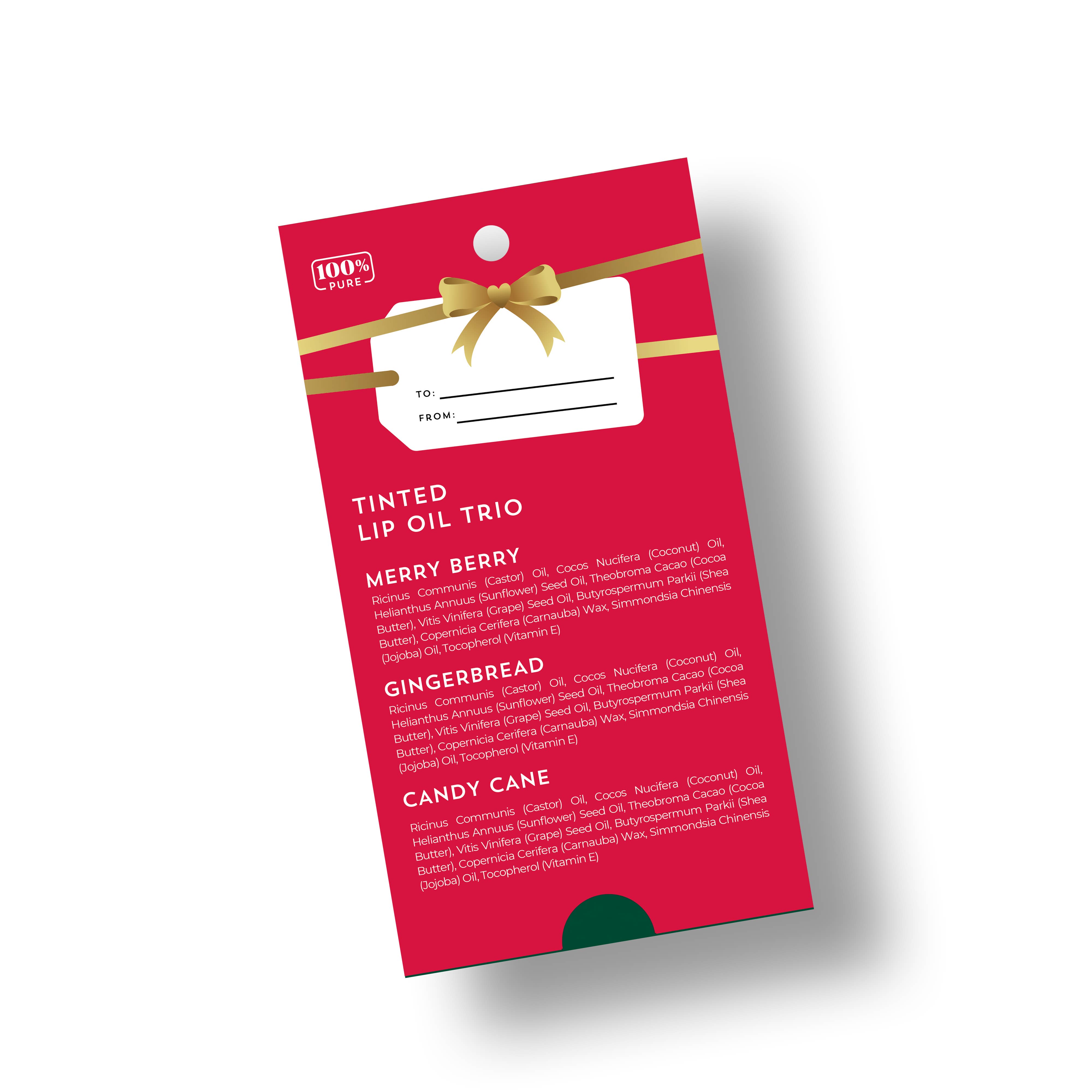 Tinted Lip Oil Trio –  Fa La La