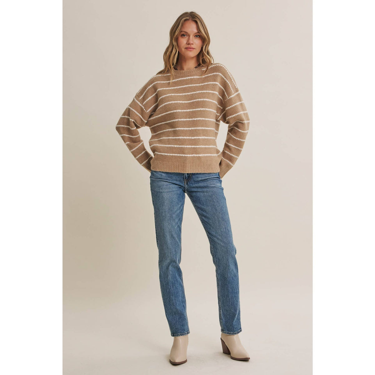 Blythe Contrast Stripe Sweater