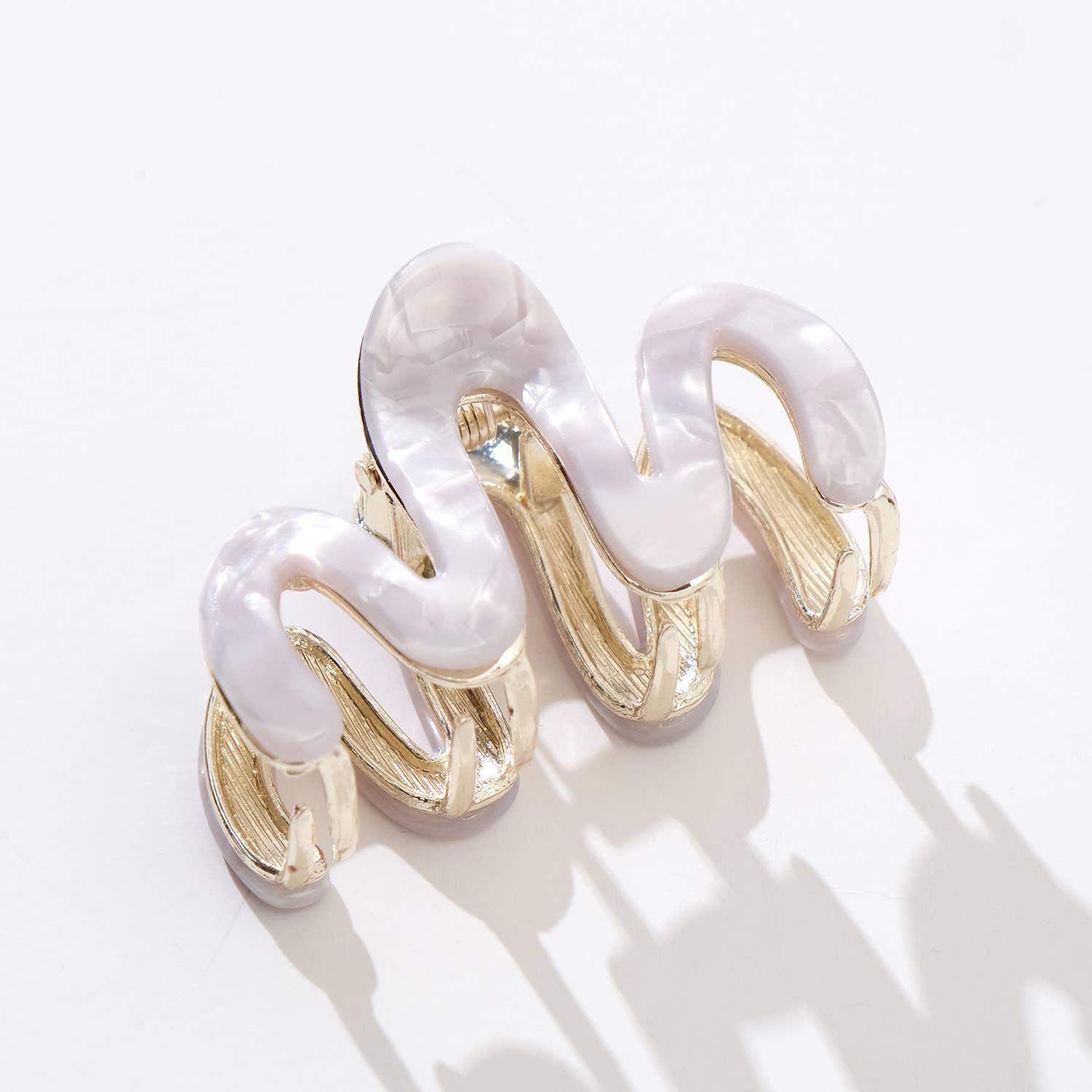 Willow Mini Coastal Metal Squiggle Claw Clip