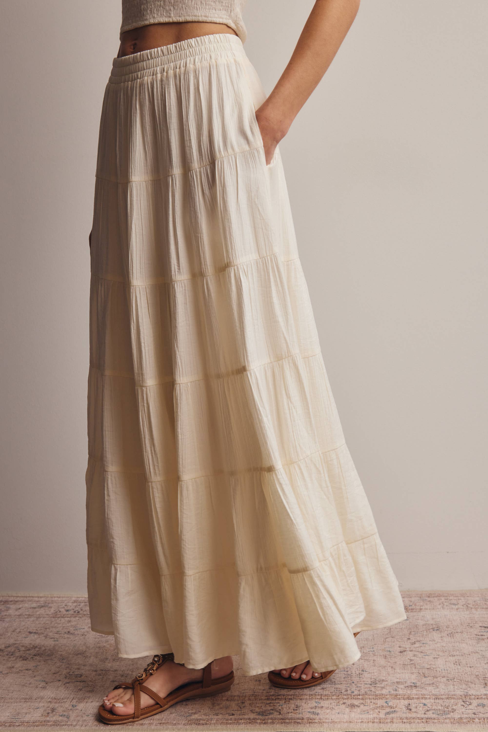 Vera Tiered Maxi Skirt
