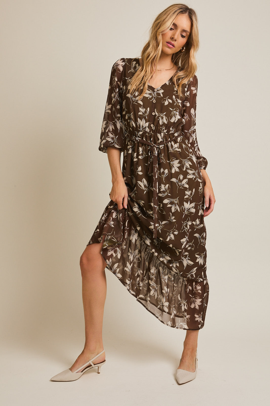 Johnna Floral Maxi Dress