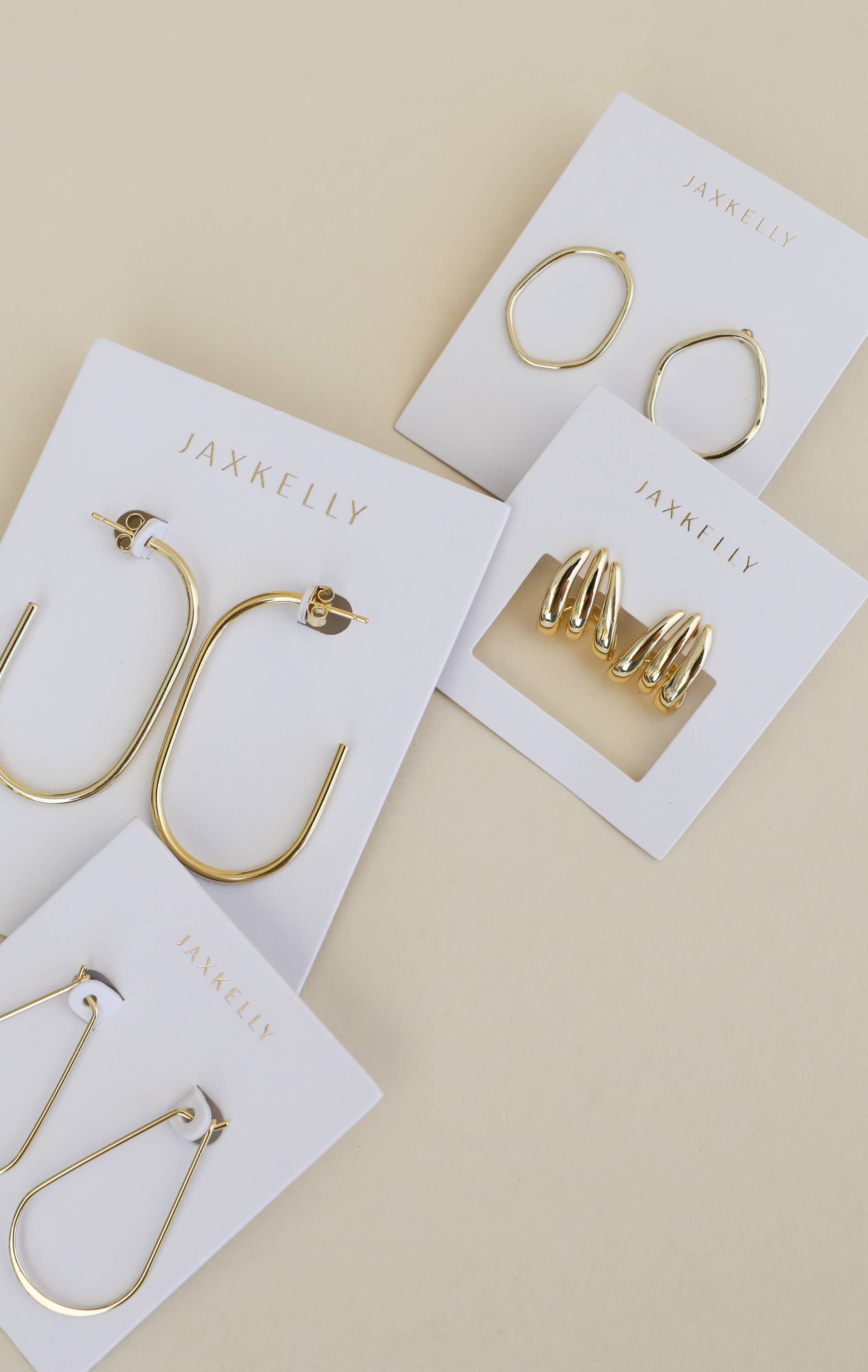 Gold Organic Hoop