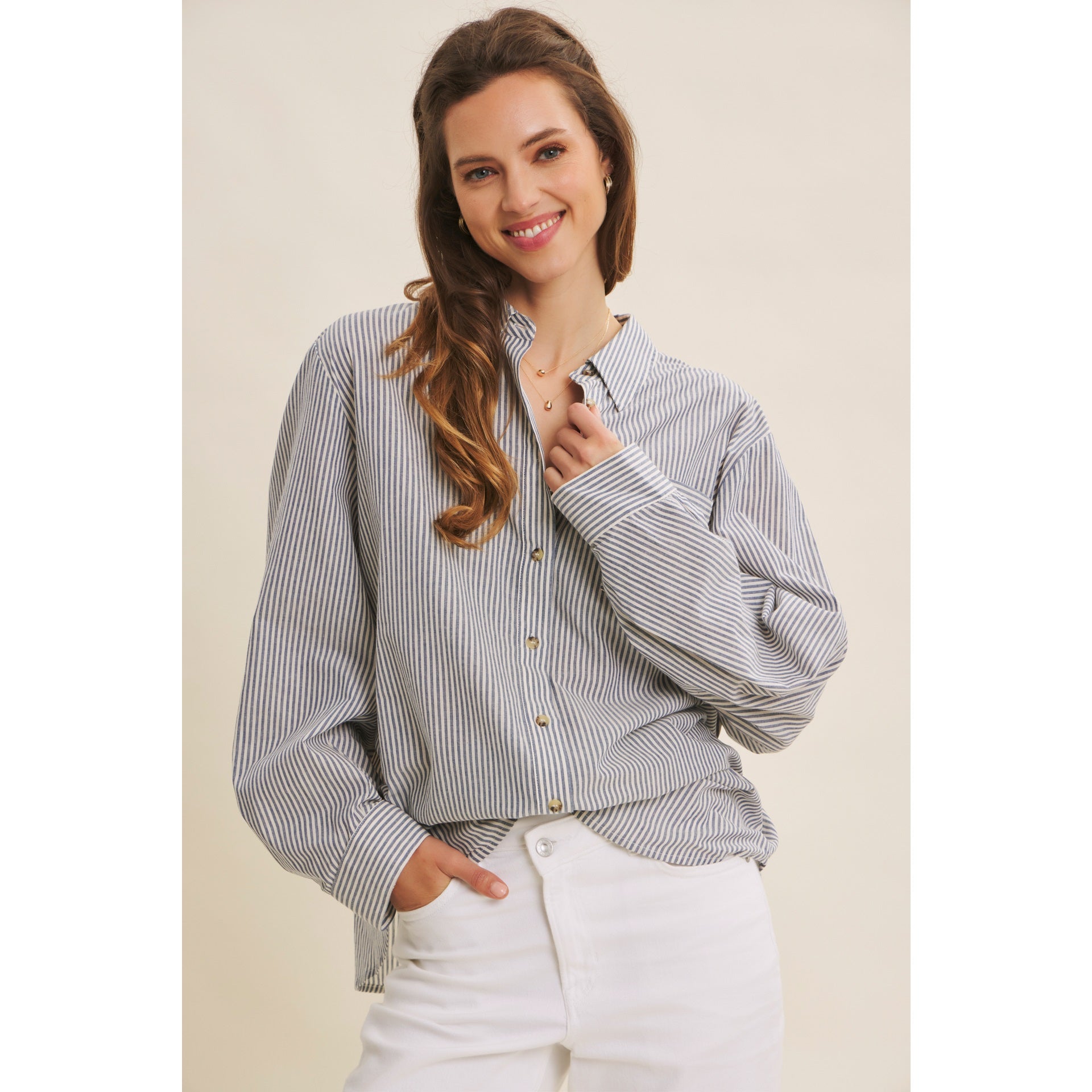 Saylor Striped Button Down Shirt