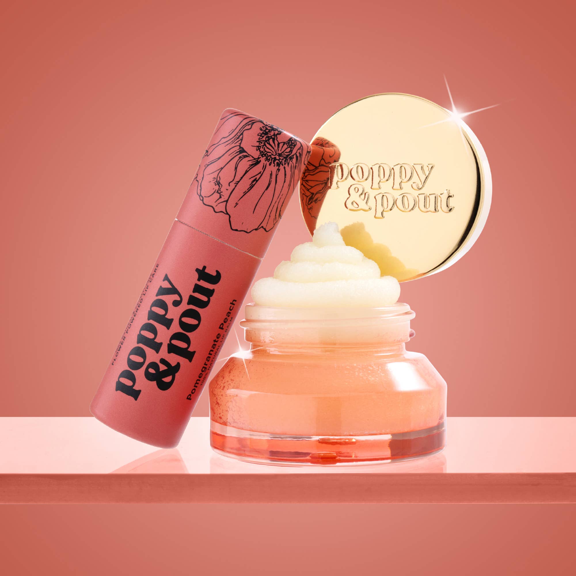 Pomegranate Peach Lip Care Duo