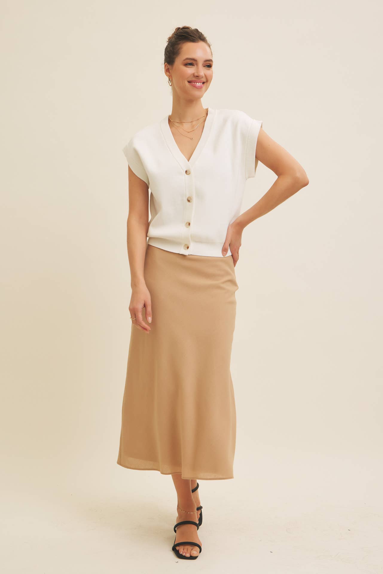 Teagan Linen Maxi Skirt
