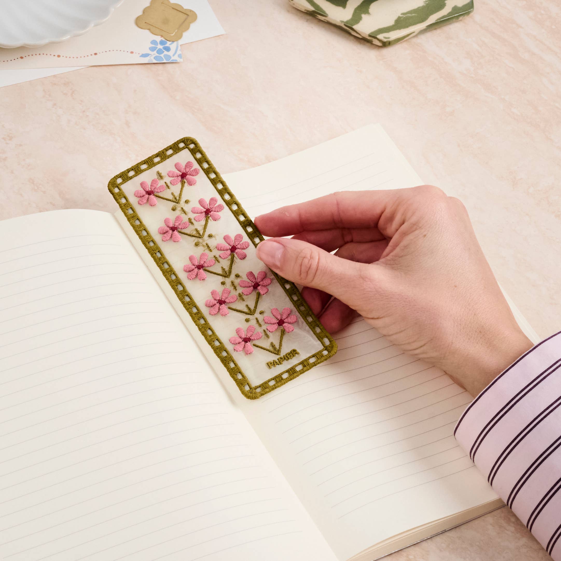 Fabric Bookmark - Folklore