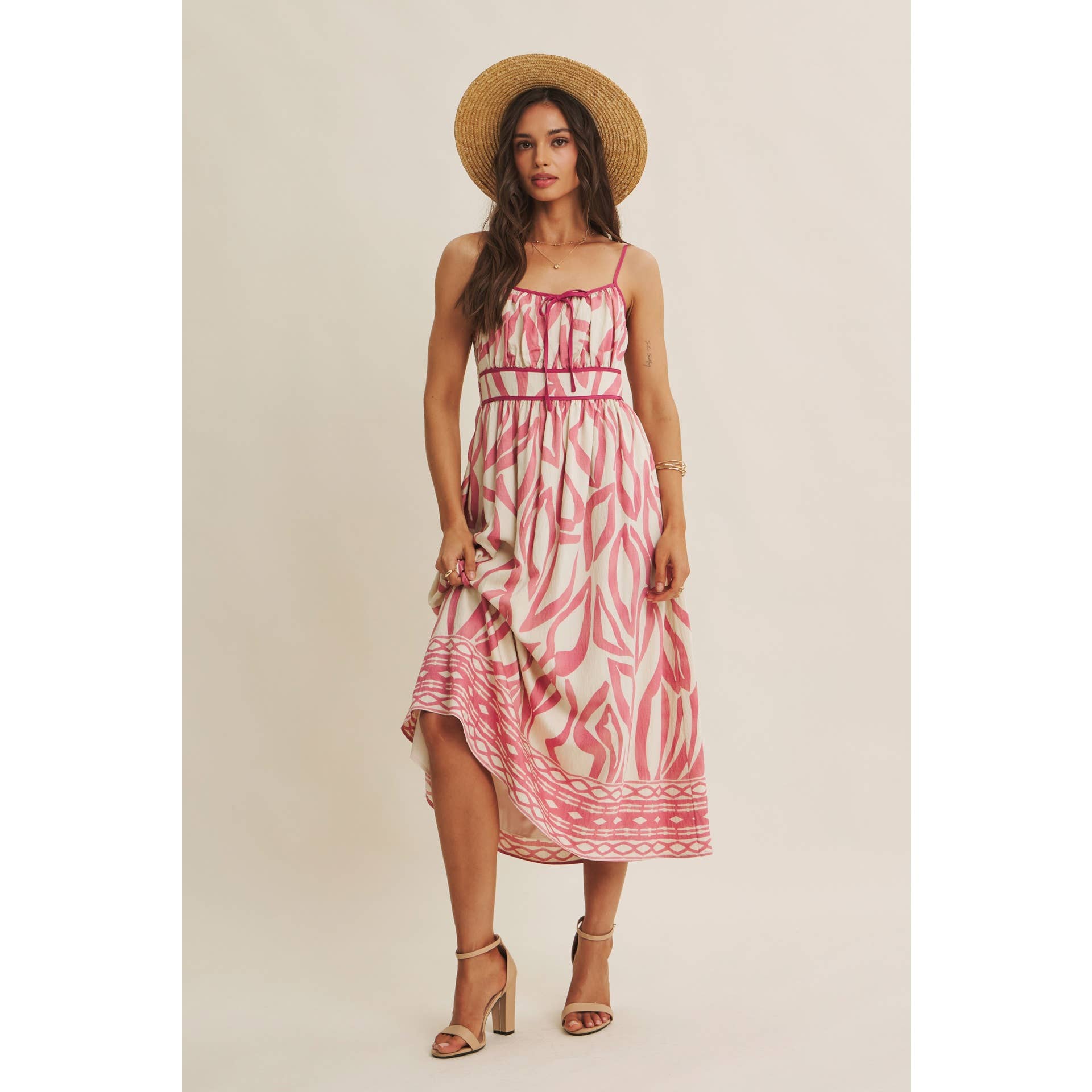 Winona Ikat Midi Dress