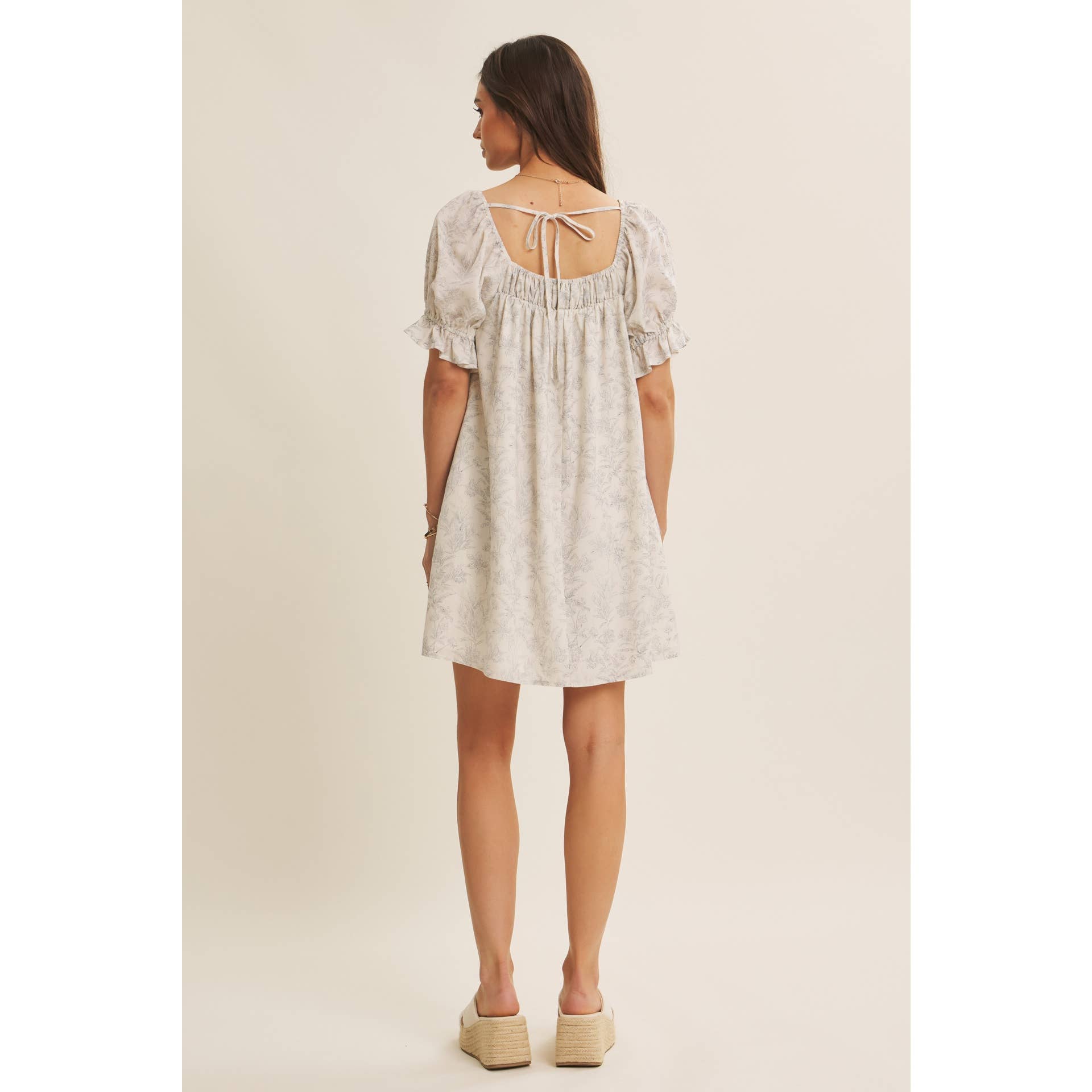 Elaine Botanical Mini Dress