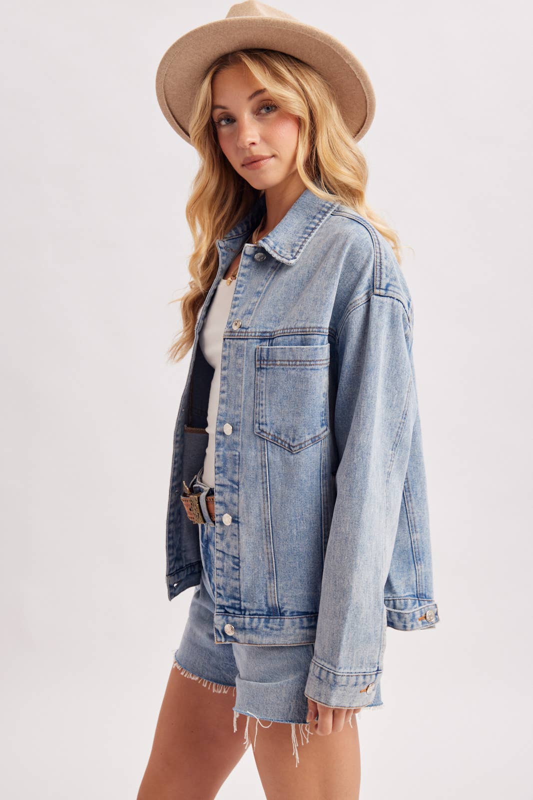 Roxie Oversized Denim Jacket