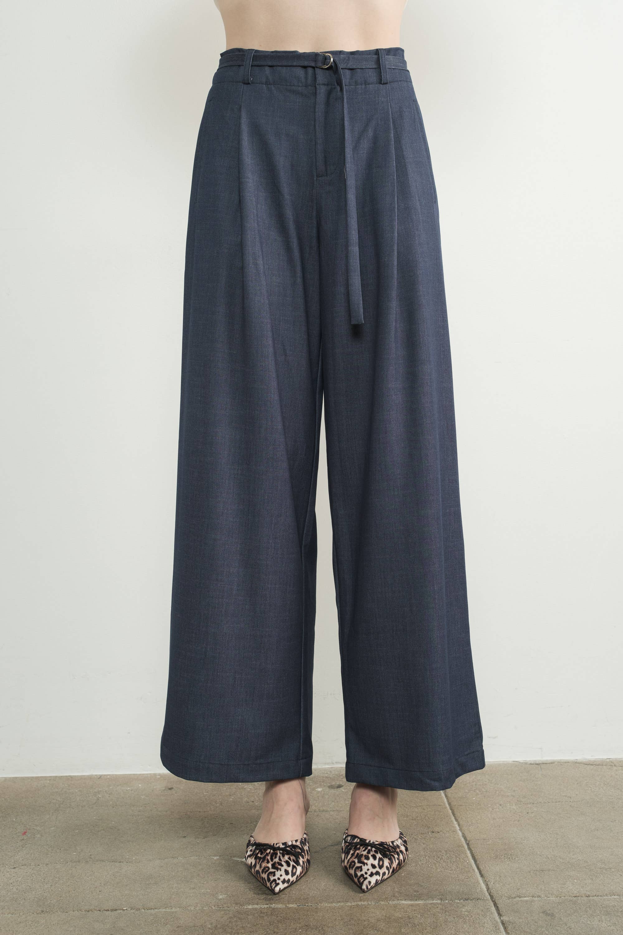 Sloan Wide Leg Denim Trouser