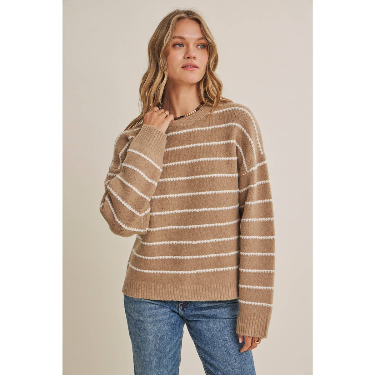 Blythe Contrast Stripe Sweater