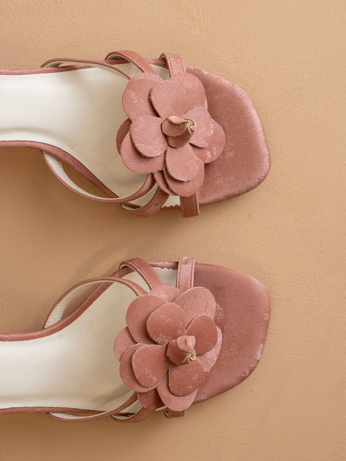 The Roseville Rose | Strappy Lace-Up Rose Heel